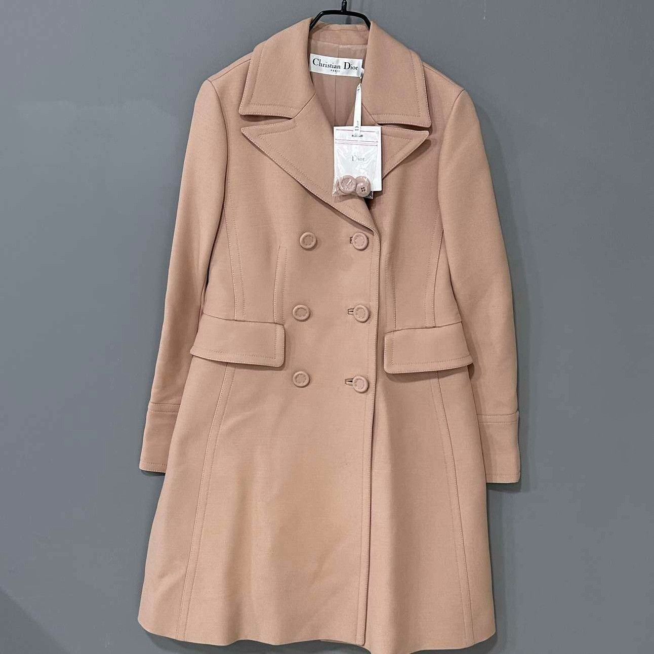 Dior Dior Wool Pink Coat it_38 Women Size XS / US 0-2 / IT 36-38 - 1 Thumbnail