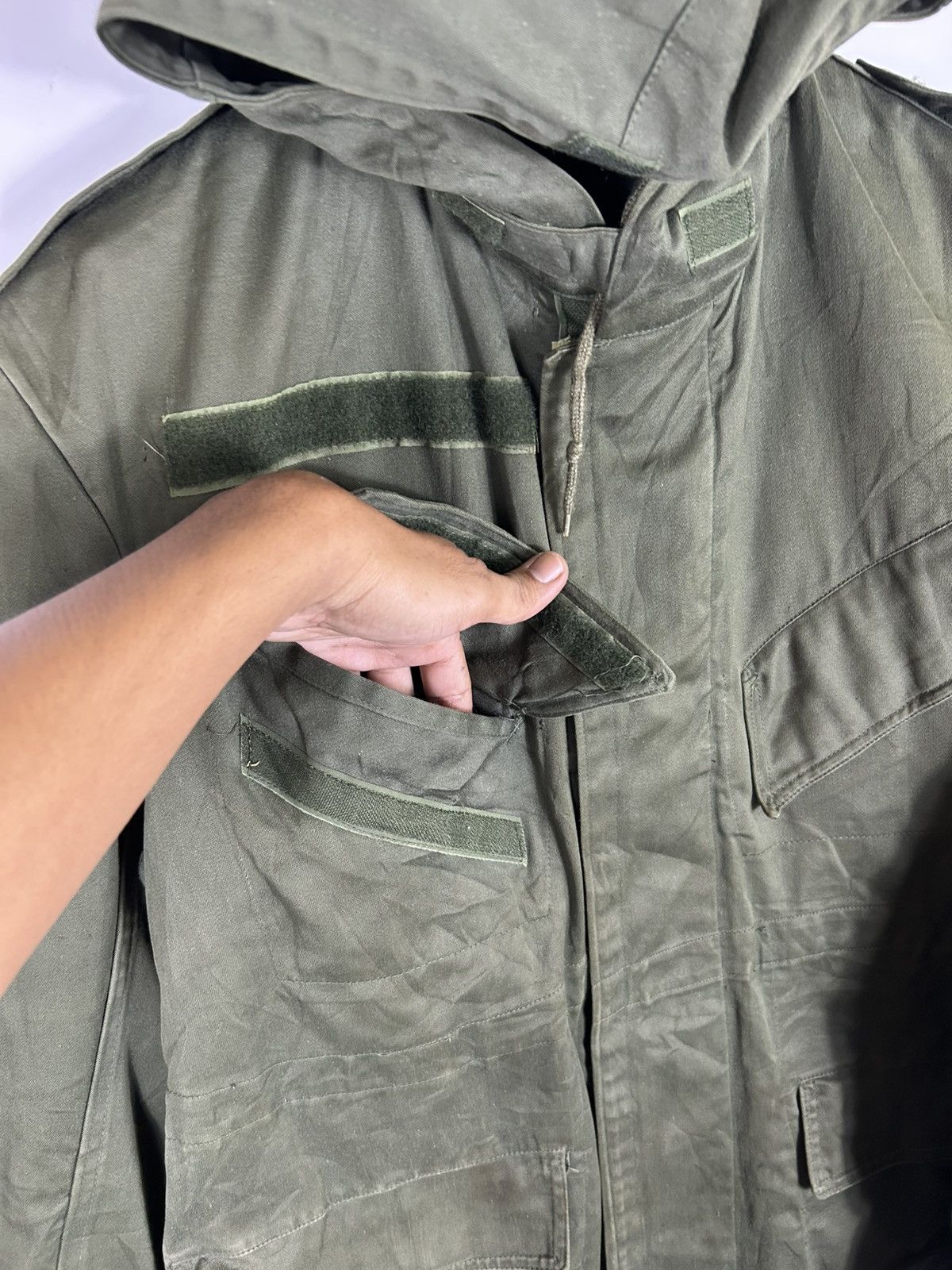 Freewheelers × Vintage ⚡️Vintage 80’s Seyntex Army M64 Olive Field Jacket Size US M / EU 48-50 / 2 - 8 Thumbnail