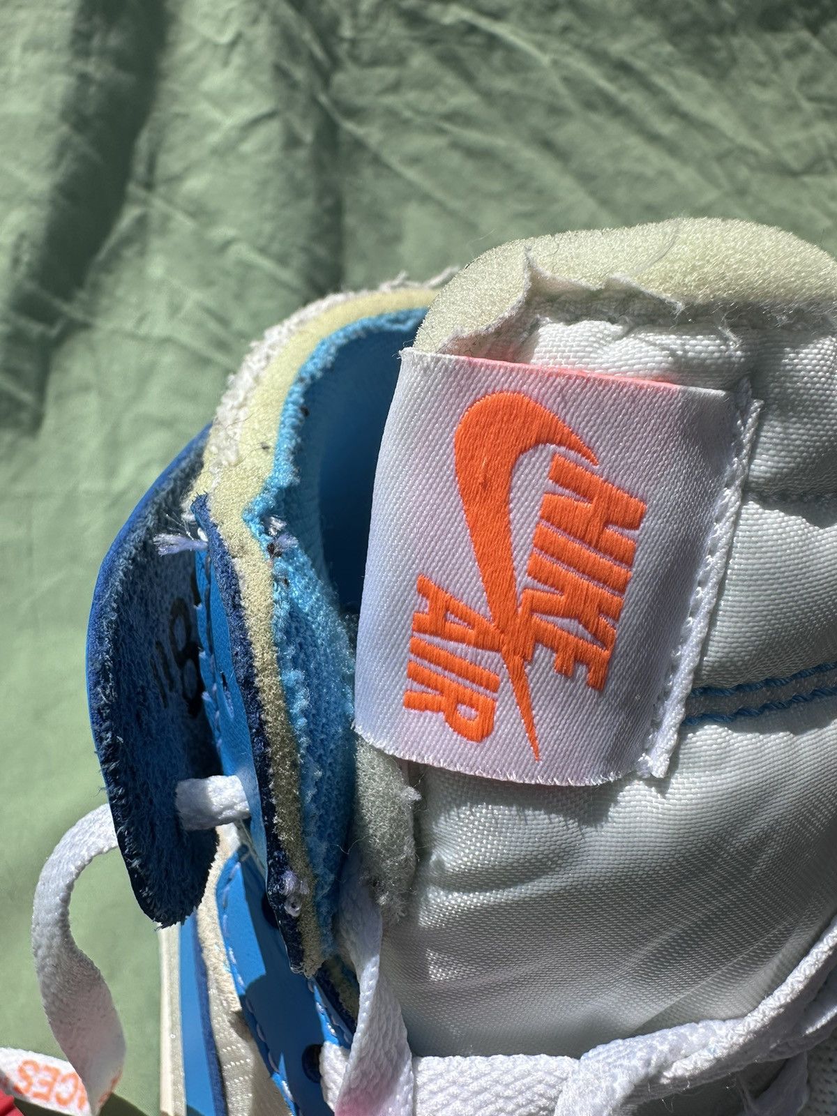 Jordan Brand *Final Price Drop* Air Jordan 1 OFFWHITE UNC Size US 11 / EU 44 - 12 Thumbnail