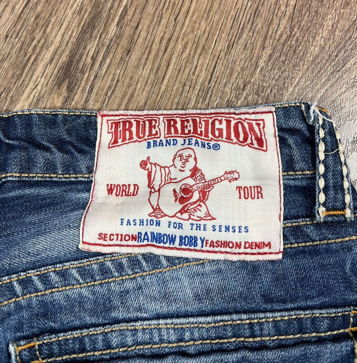 True Religion Vintage True Religion Rainbow Bobby Denim Pants Size US 31 - 16 Thumbnail