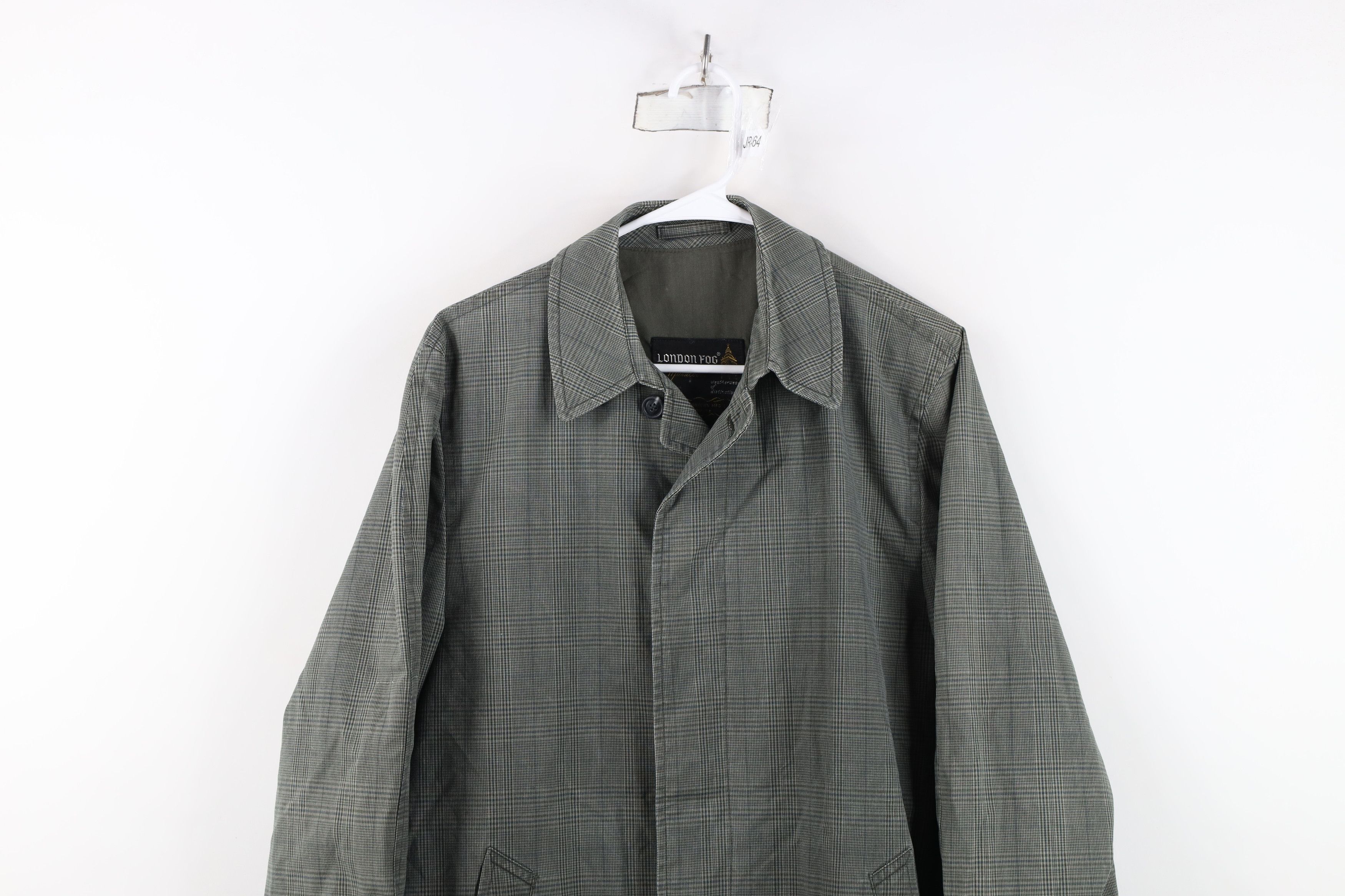 Vintage Vintage 60s 70s Streetwear Trench Coat Rain Jacket USA Plaid Size US L / EU 52-54 / 3 - 2 Thumbnail
