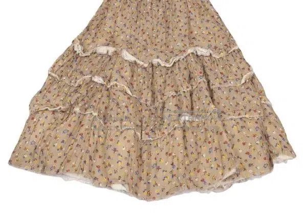 Comme des Garcons Comme Des Garcons size F Brown vintage floral design half Size 23" - 6 Thumbnail