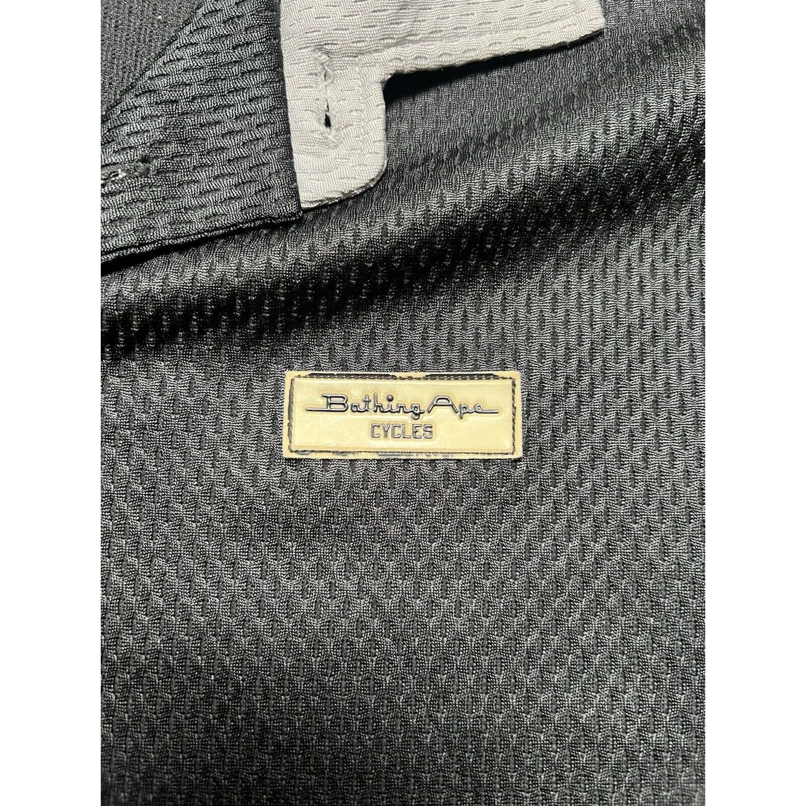 Bape A Bathing Ape Cycles Bape Mesh Polo Collared Shirt Vintage Size US S / EU 44-46 / 1 - 4 Thumbnail