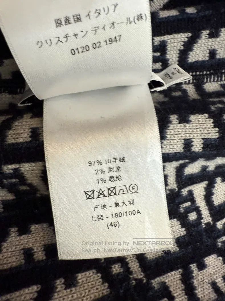 Dior Dior Blue old flower double-sided hooded zipper jacket Size US S / EU 44-46 / 1 - 6 Thumbnail