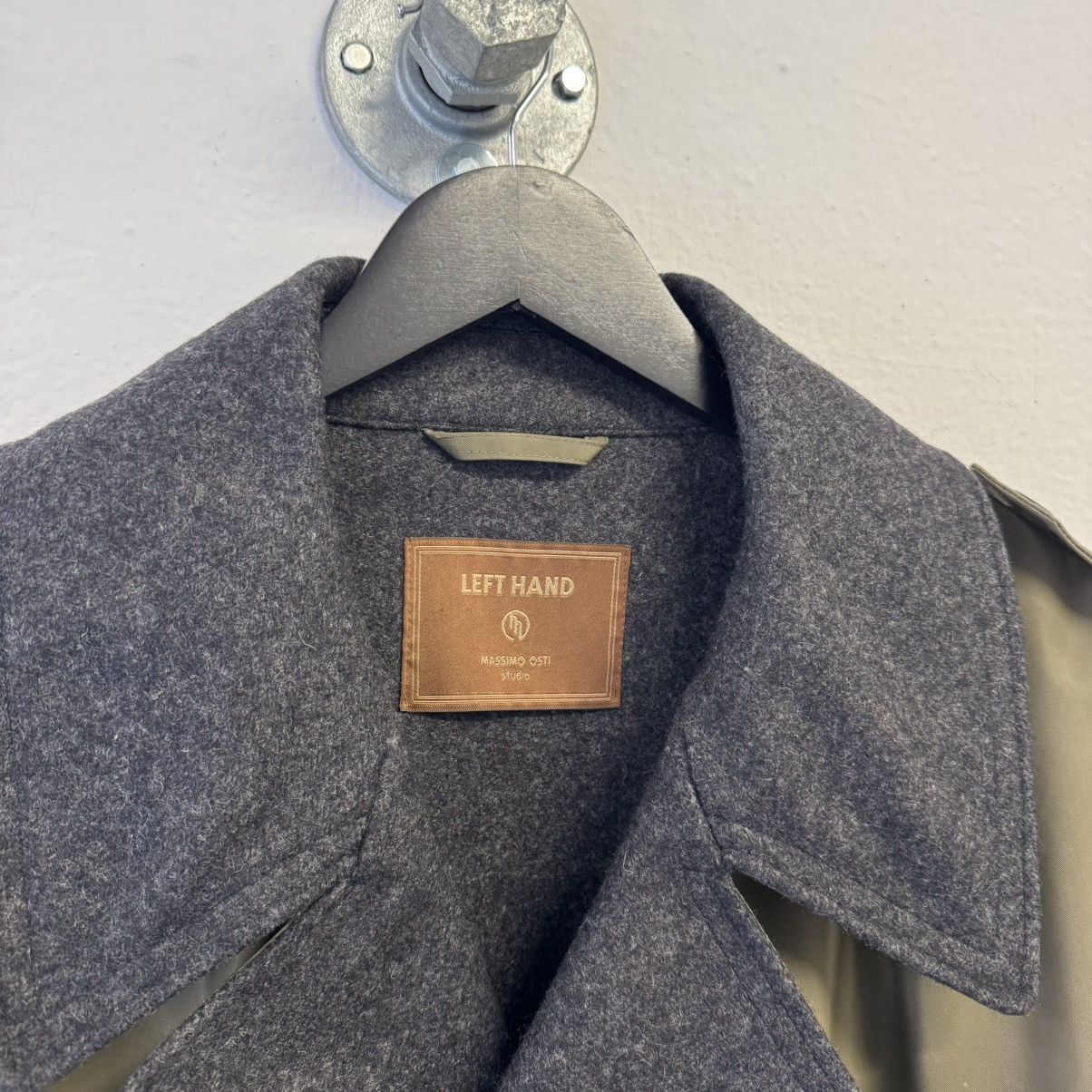 Left Hand × Massimo Osti Thermojoint Wool Lining Trench Coat Jacket Size US M / EU 48-50 / 2 - 4 Thumbnail