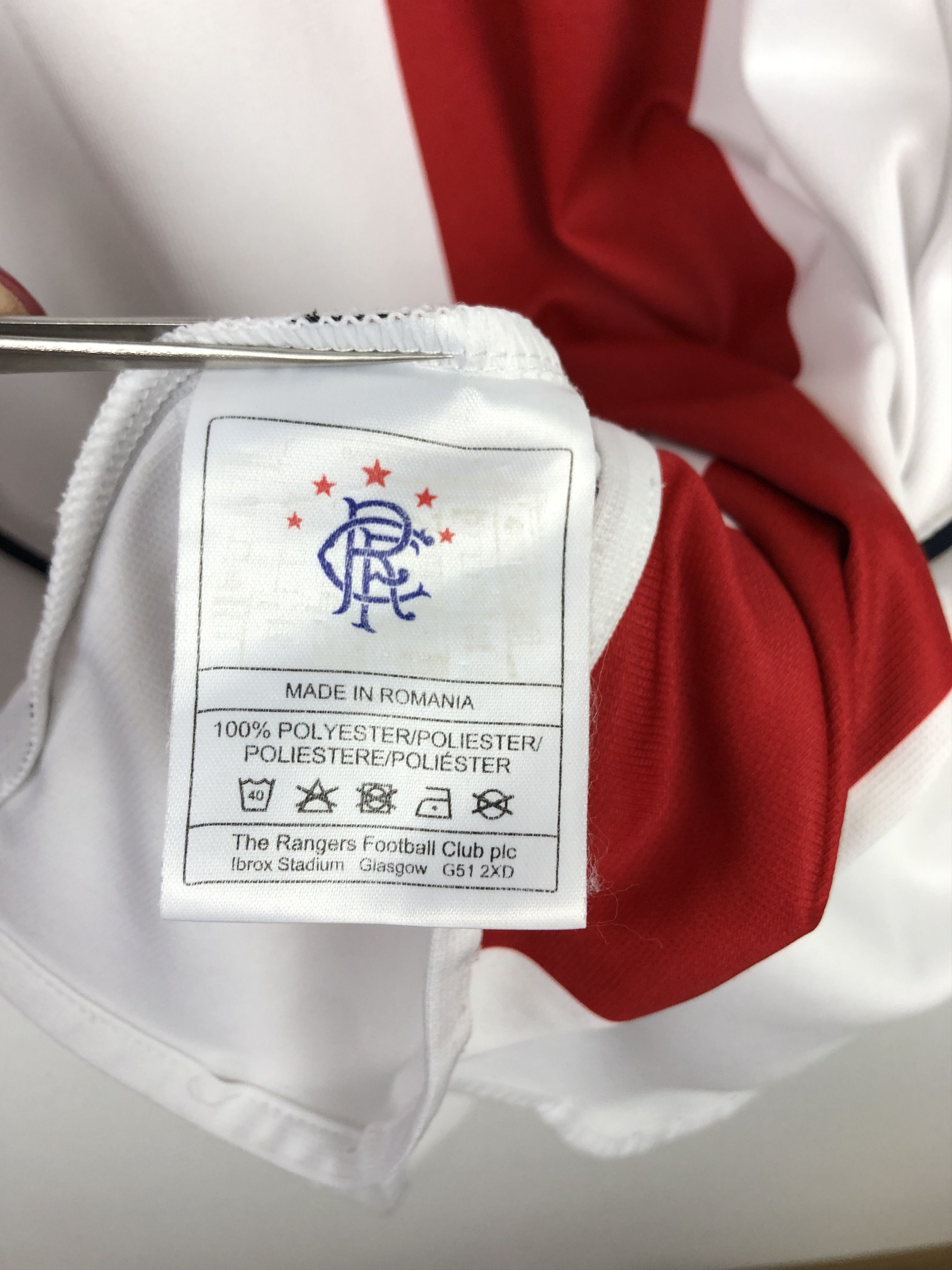 Umbro Rangers football shirt 2005 Soccer Umbro Jersey 3XL Tee Size US XXL / EU 58 / 5 - 9 Thumbnail
