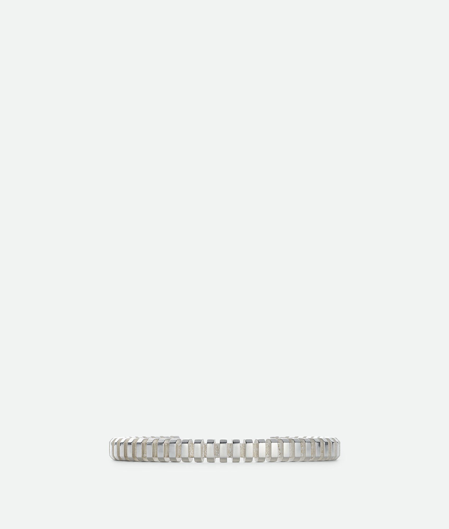 Bottega Veneta o1n1vont0425 Size: L / Brick Cuff Bracelet in Silver Size ONE SIZE - 2 Thumbnail