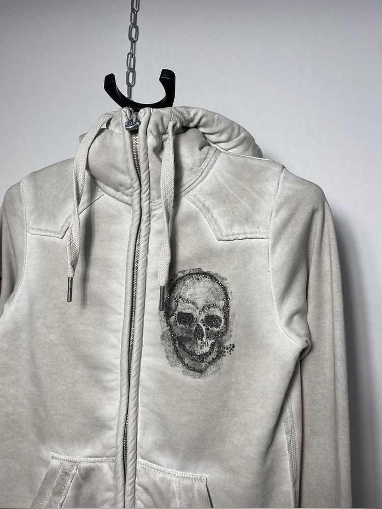 True Religion Vintage True Religion Skull Printed Hooded Jacket Size S Size S / US 4 / IT 40 - 3 Thumbnail