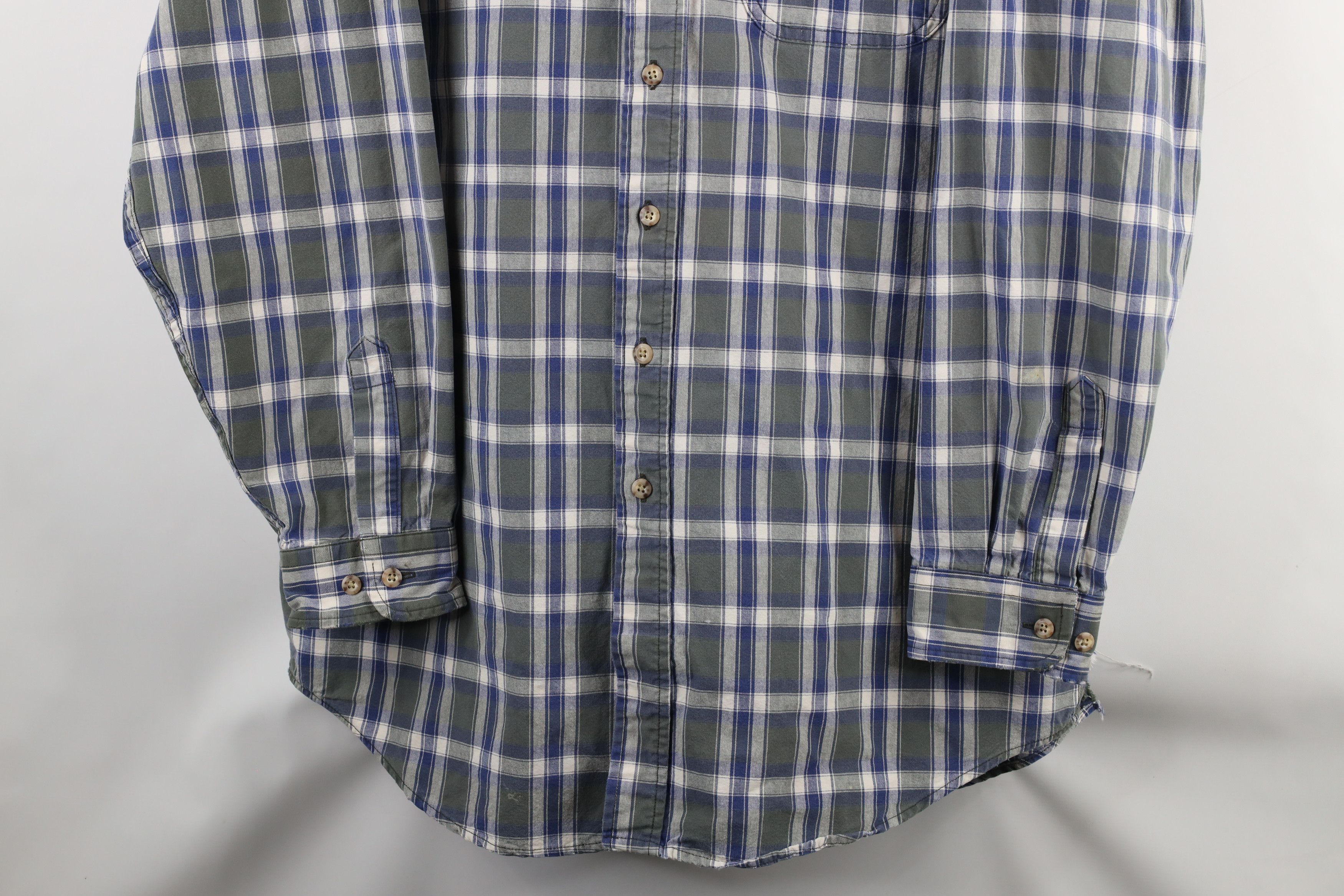 Carhartt × Vintage Vintage 90s Carhartt Heavyweight Collared Button Down Shirt Size US XXL / EU 58 / 5 - 3 Thumbnail