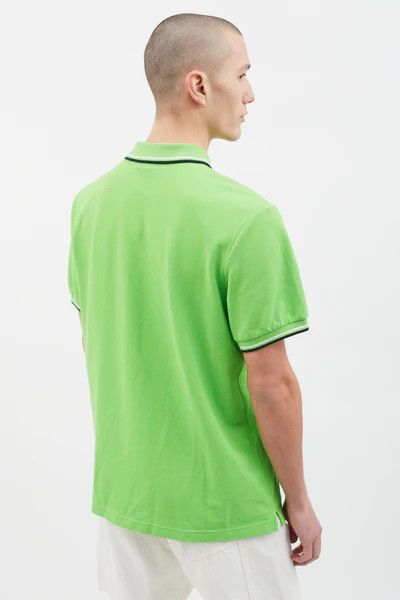 Prada o1mt1gz0924 Short Sleeve Polo Shirt in Light Green Size US M / EU 48-50 / 2 - 4 Thumbnail