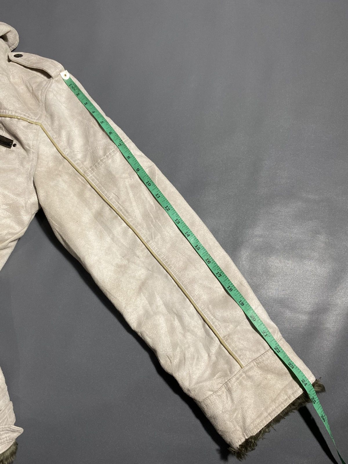 Japanese Brand Waxed Fur Rider Bondage Suede Jacket Size US L / EU 52-54 / 3 - 15 Thumbnail