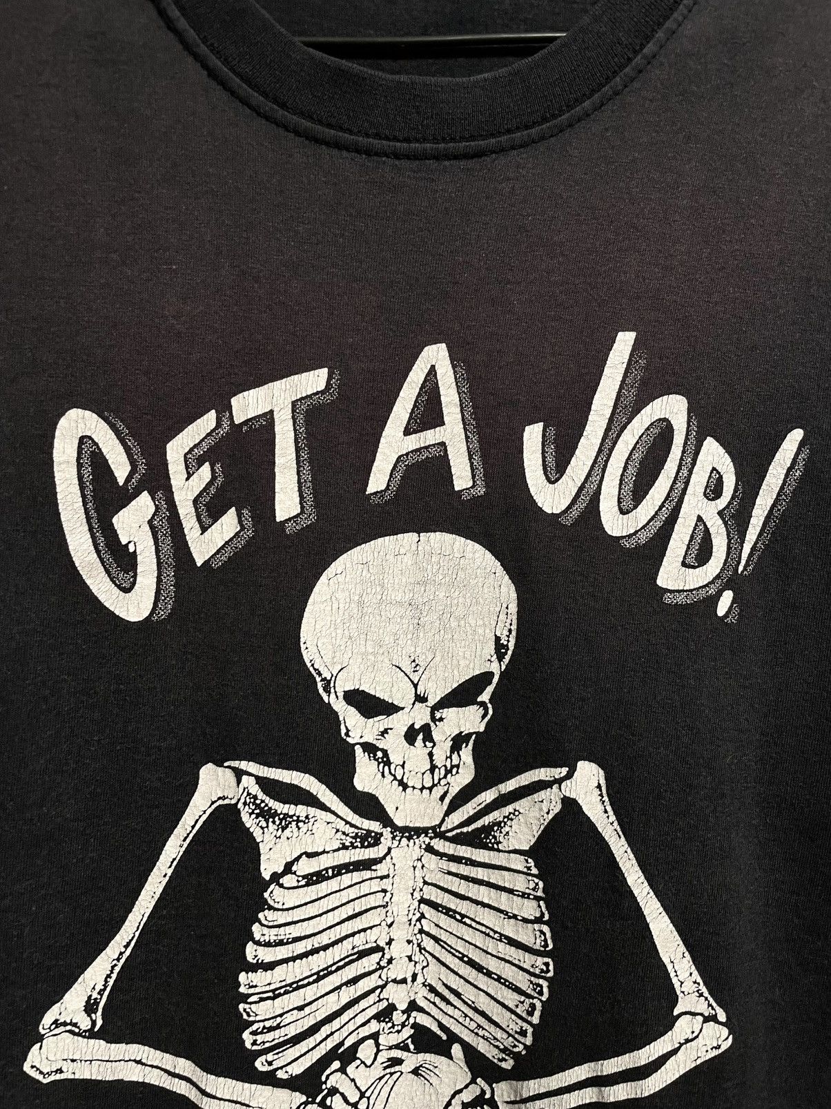 Vintage Vintage 00s Get A Job Porn Star Fashion Victim Style T-Shirt Size US L / EU 52-54 / 3 - 5 Thumbnail
