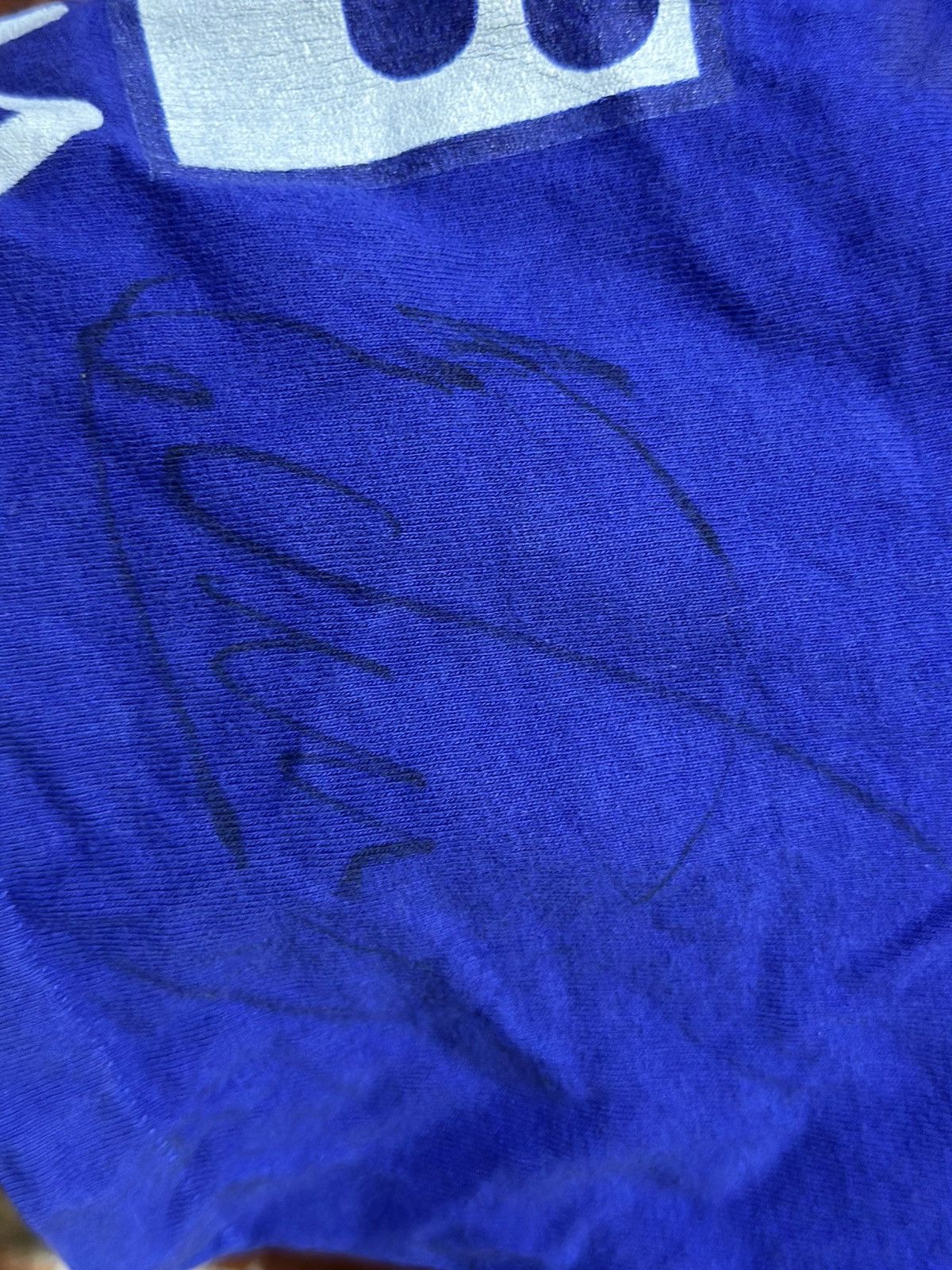 Fila × Vintage Vintage Fila Hand Sign Faded Tee Size US L / EU 52-54 / 3 - 7 Thumbnail