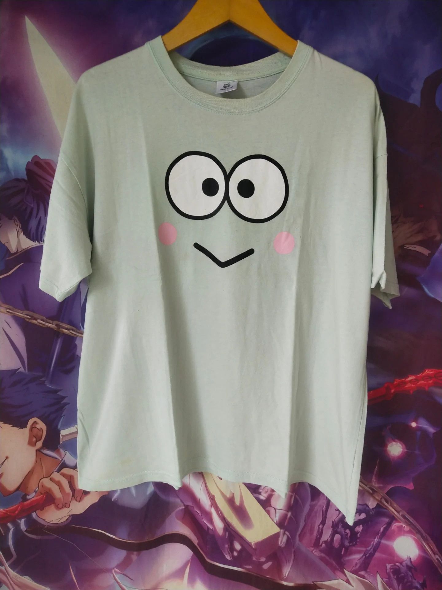 Anime Sanrio Keroppi Face Anime Tee Size US M / EU 48-50 / 2 - 1 Thumbnail