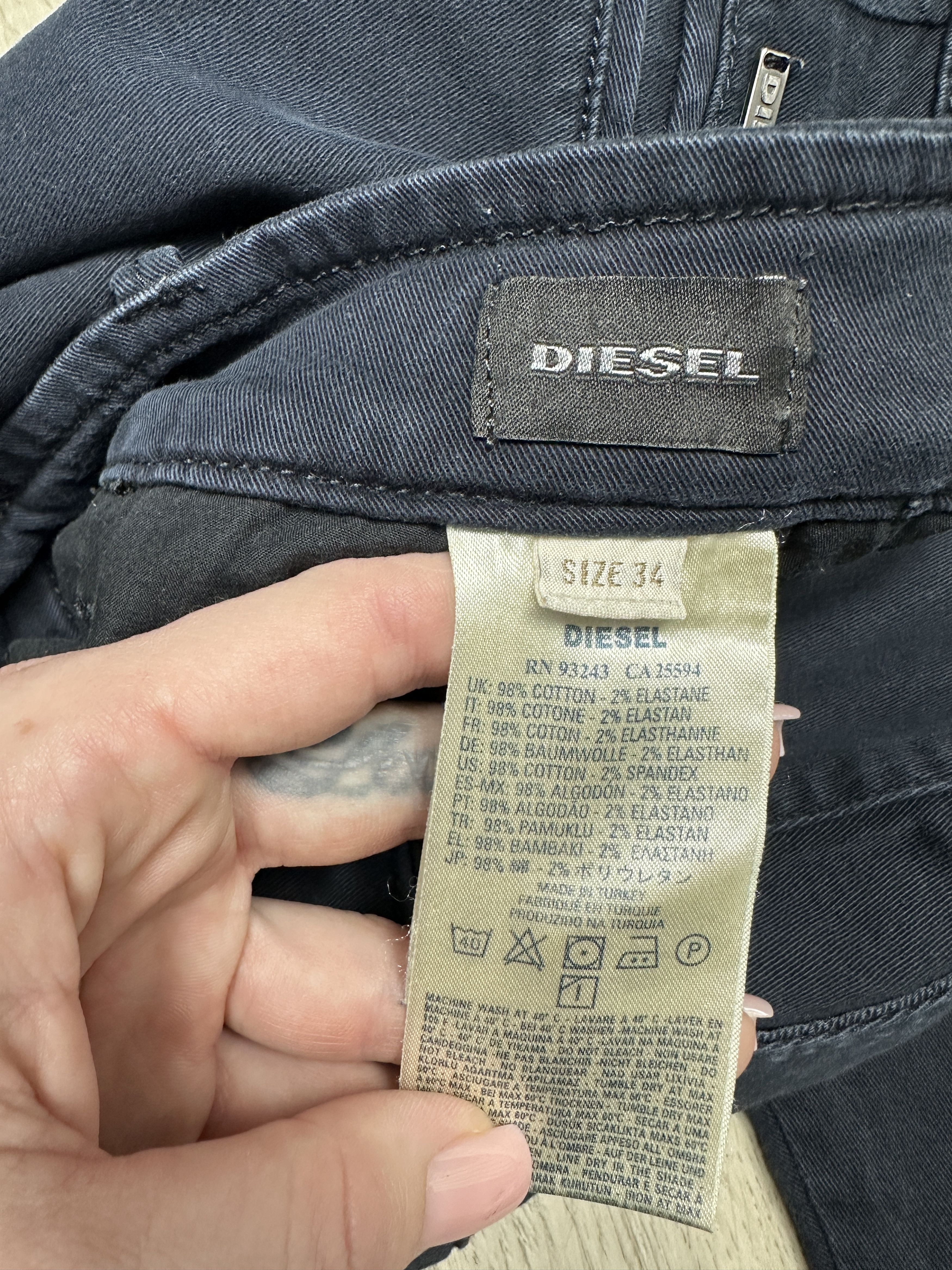 Diesel Diesel Vintage Mens Chino Pants Size US 34 / EU 50 - 4 Thumbnail