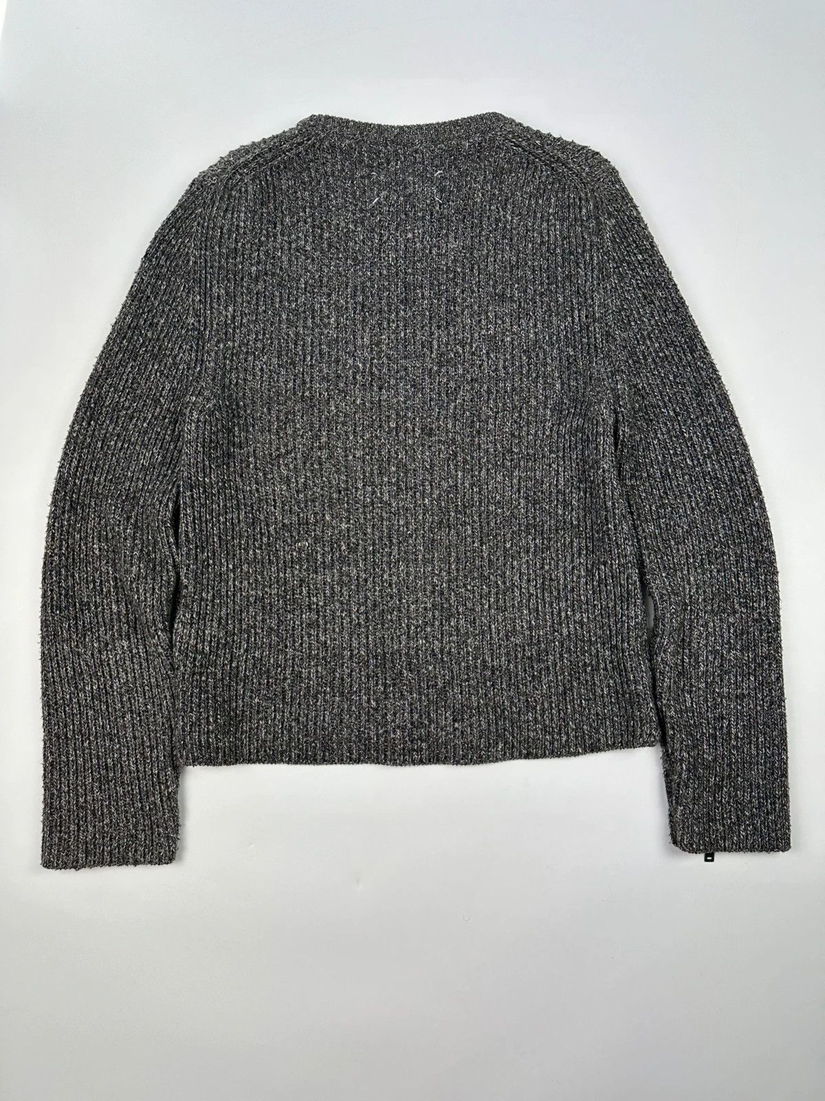 Maison Margiela Maison Margiela FW2017 Line 14 Grey Knit Sweater Zip Sleeves Size US M / EU 48-50 / 2 - 7 Thumbnail