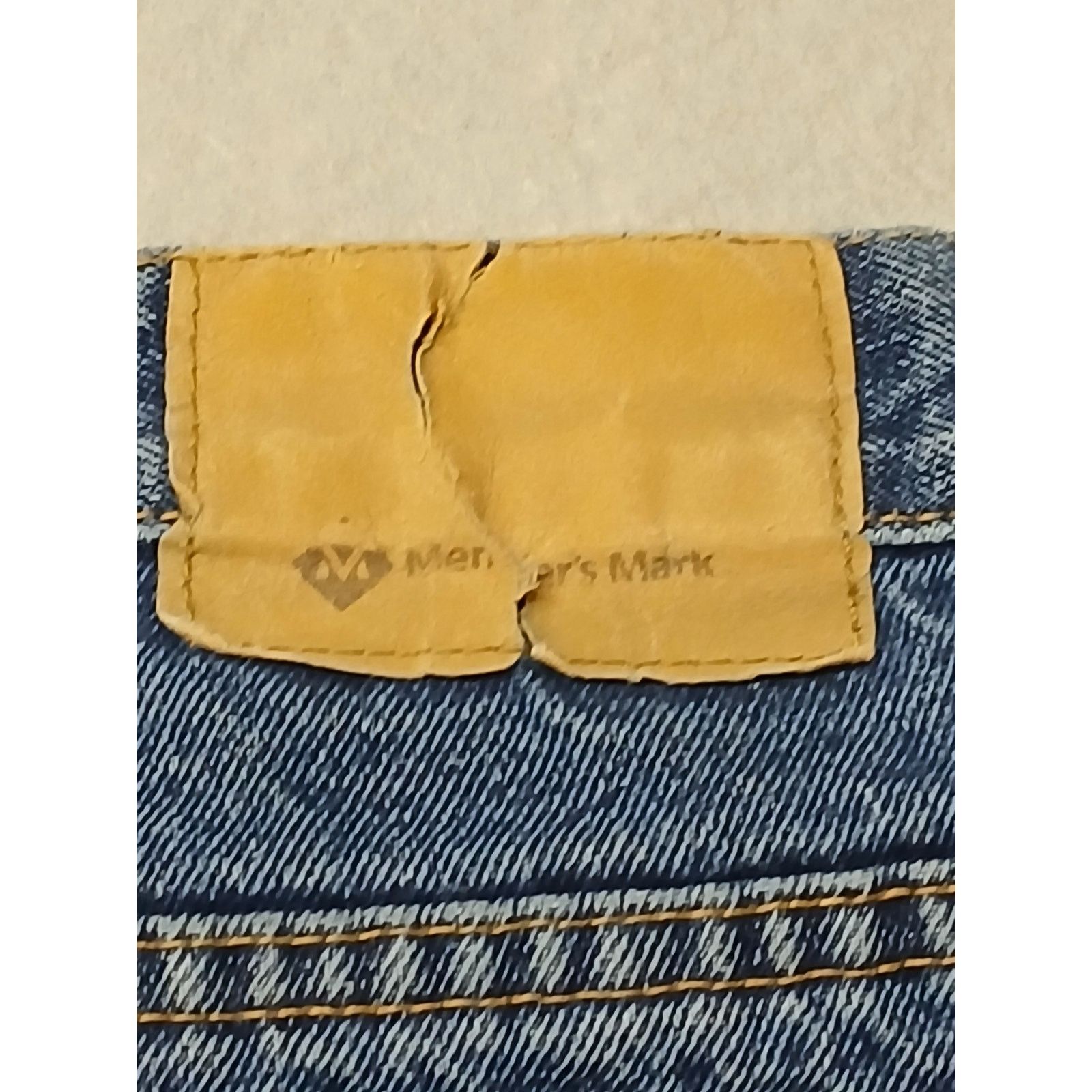 Other Member's Mark (36x32) Men's Regular Fit Blue Denim Jeans Size US 36 / EU 52 - 2 Thumbnail