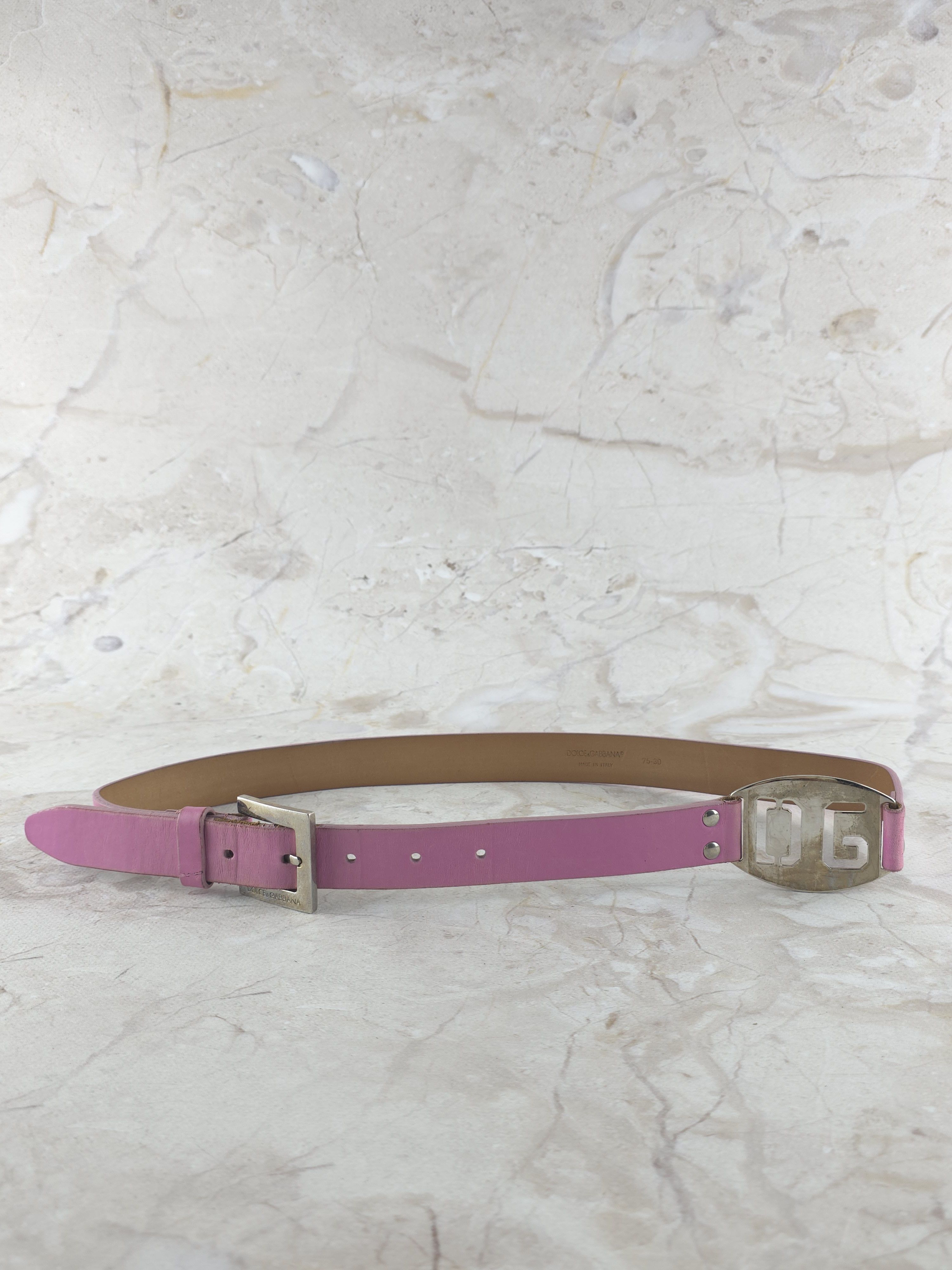 Dolce & Gabbana Dolce & Gabbana Archive Vintage buckle belt pink Size ONE SIZE - 3 Thumbnail
