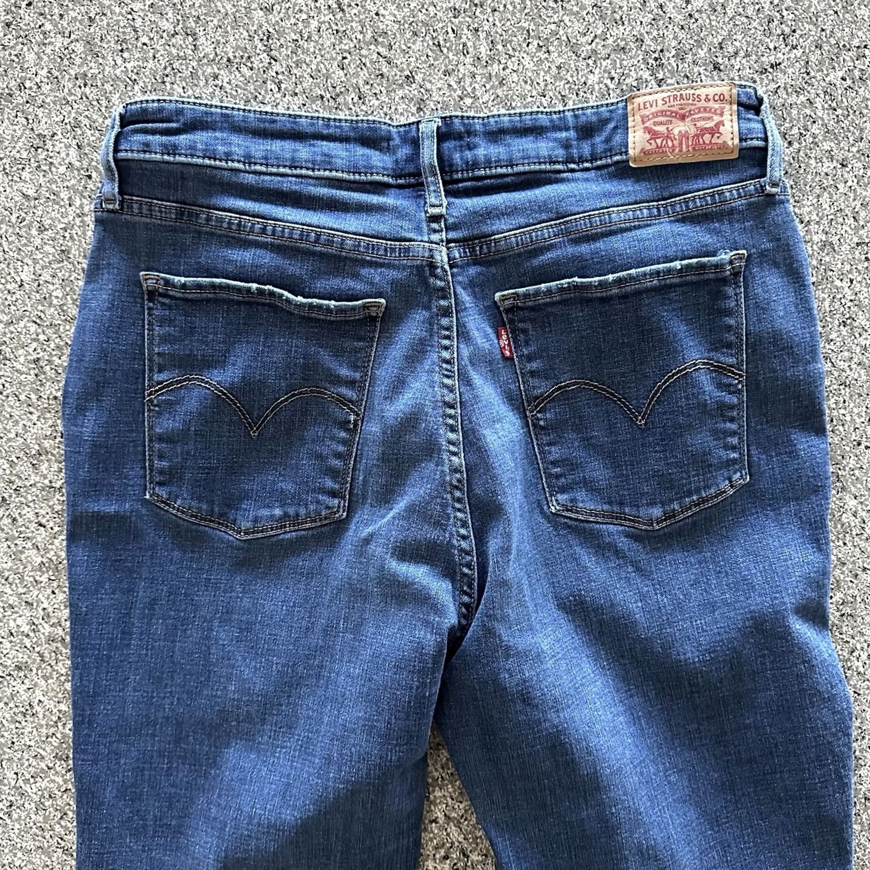 Levi's Levi's Jeans Womens 33 Regular 28 High Rise Skinny Distressed Stretch Denim Blue 5-Pocket Levi's 700 Series Womens Jeans Size 24" / US 00 / IT 34 - 4 Thumbnail