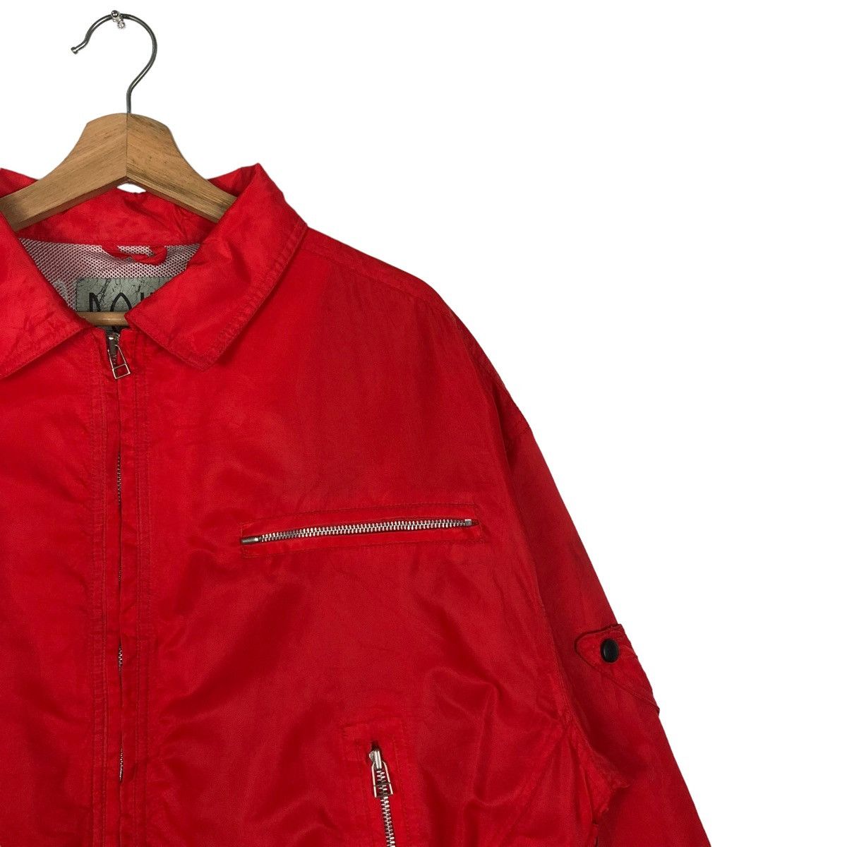 Japanese Brand 🔥BONDAGE PARACHUTE BIKER BOMBER JACKET ROUE ISSEY MIYAKE Size US L / EU 52-54 / 3 - 6 Thumbnail