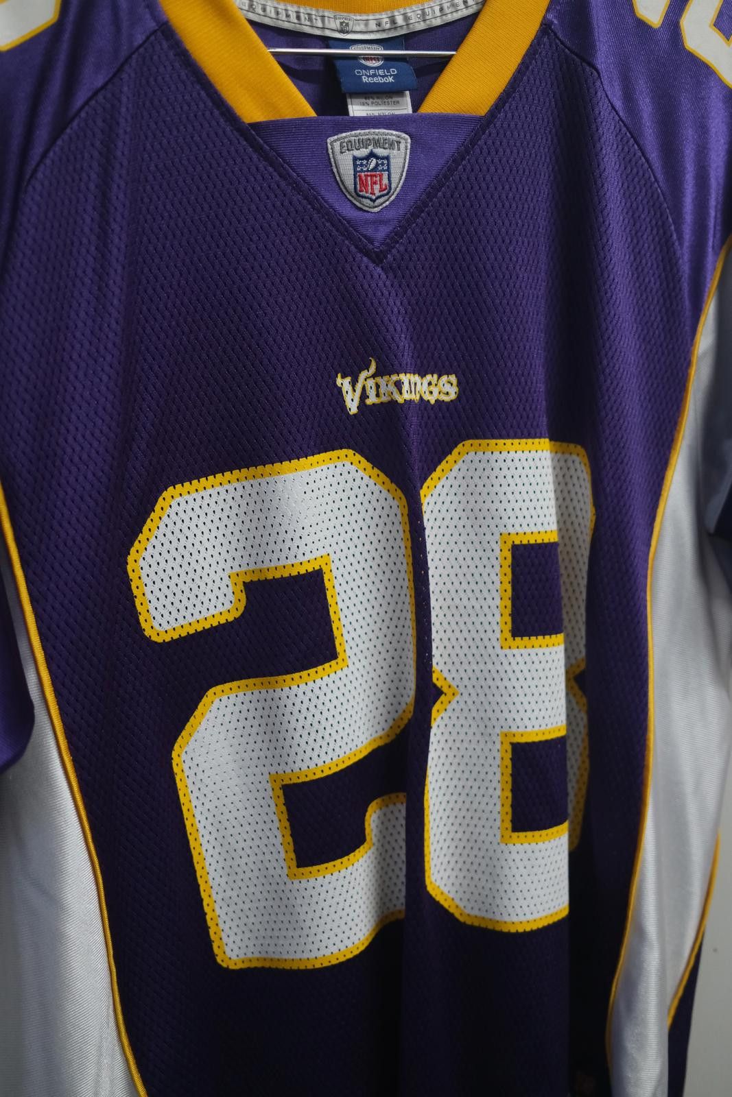 Reebok Reebok Minnesota Vikings Peterson #28 Football Jersey Size ONE SIZE - 3 Thumbnail