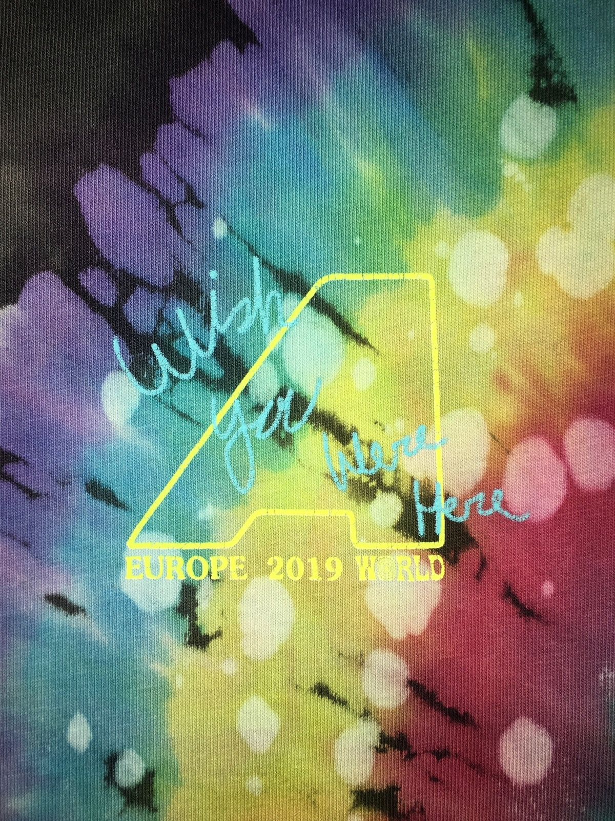 Band Tees × Travis Scott tshirt ASTROWORLD Travis Scott Wish You Were Here Tie-Dye Size US M / EU 48-50 / 2 - 8 Thumbnail