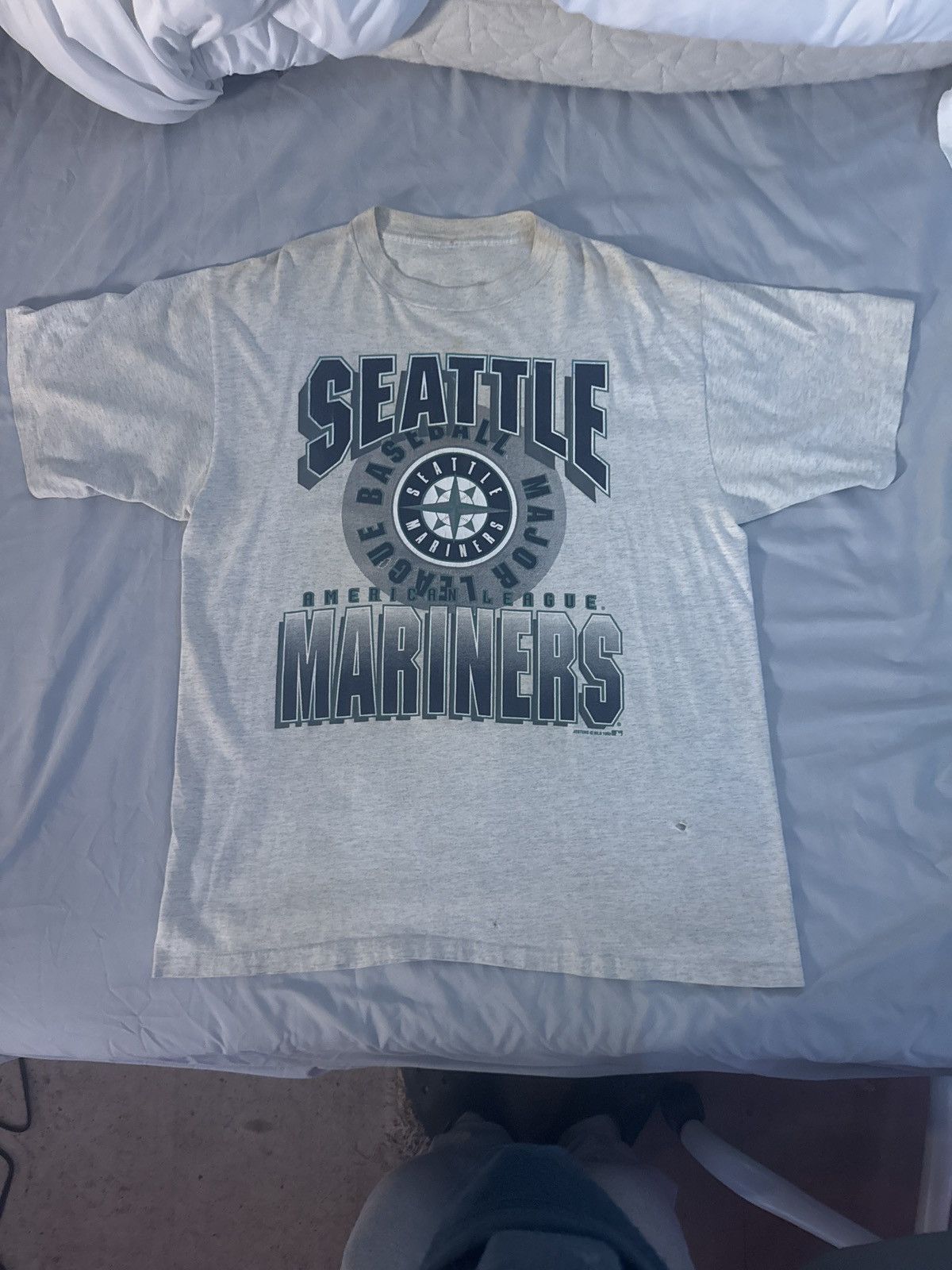 MLB × Vintage 1993 Seattle Mariners T-Shirt Size US XL / EU 56 / 4 - 1 Thumbnail
