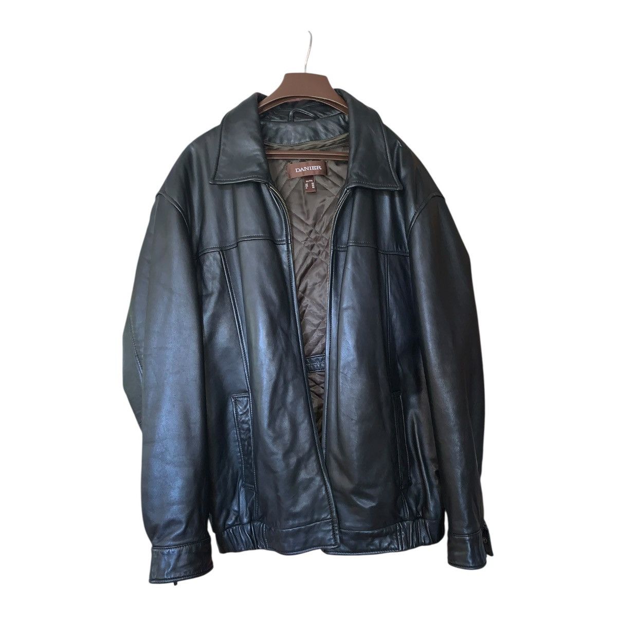 Danier Danier Canada Genuine Leather Jacket Black Men's with Lining Size US XL / EU 56 / 4 - 3 Thumbnail