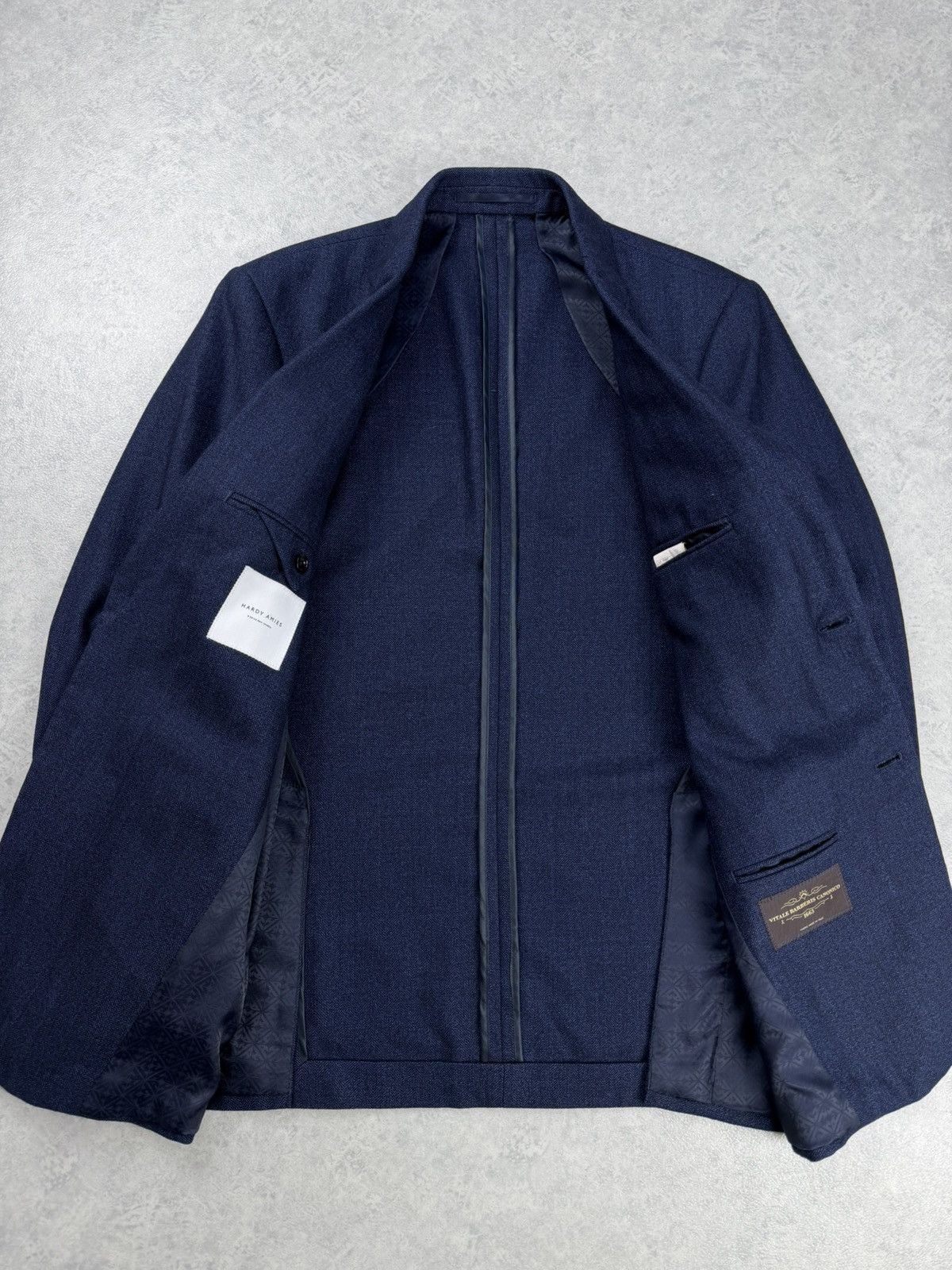 Hardy Amies Hardy Amies Wool Blazer Navy Size 46R Size 36R - 8 Thumbnail