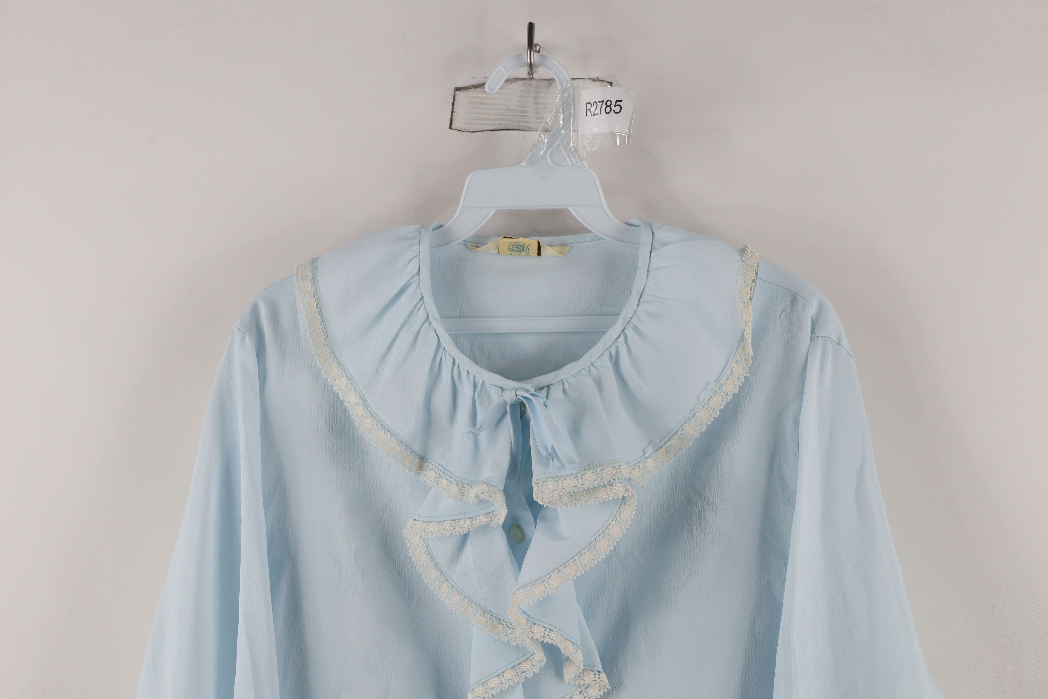 Vintage Vintage 70s Country Primitive Prairie Frill Button Shirt USA Size XXL / US 16-18 / IT 52-54 - 2 Thumbnail