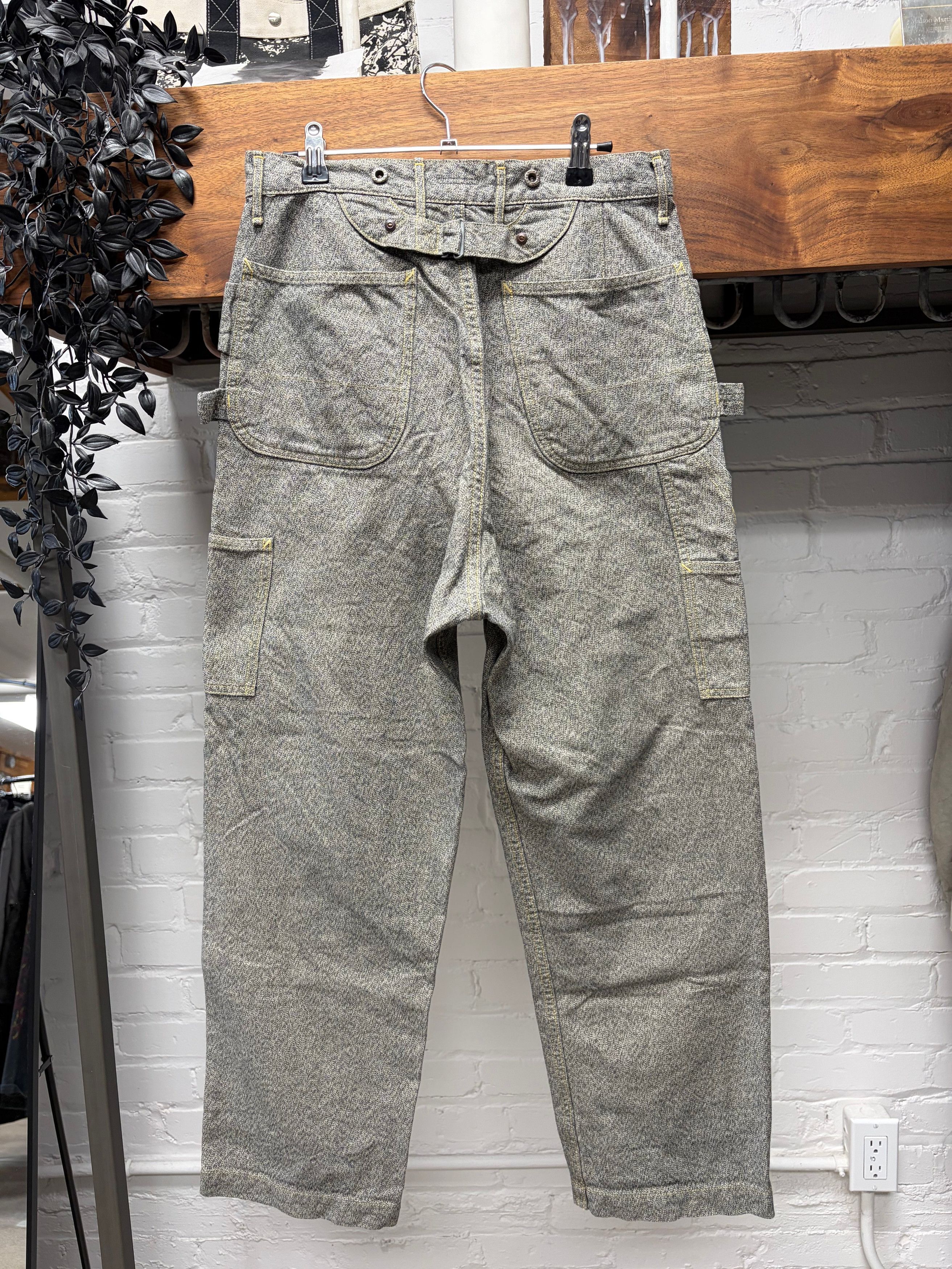 Kapital Kapital ‘Lumbar’ Double Knee Pinstripe Carpenter Denim Size US 28 / EU 44 - 4 Thumbnail