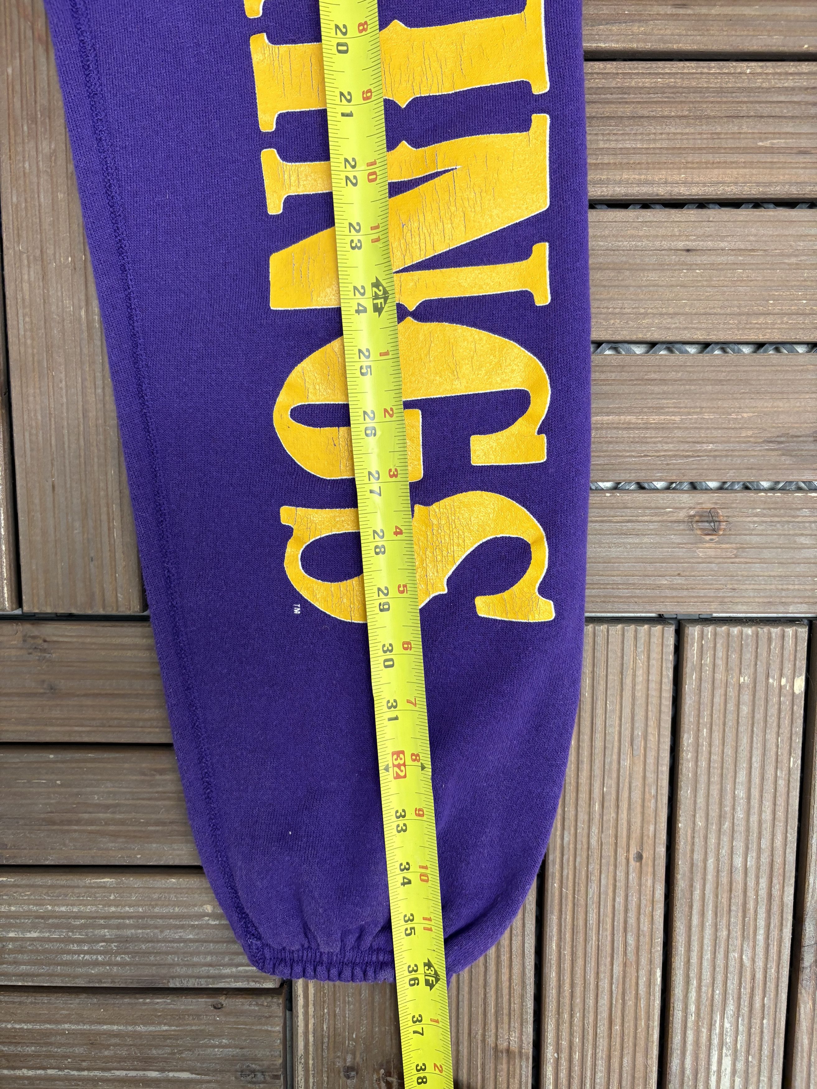 Vintage Minnesota Vikings Graphic Vintage Sweat Pants Size 30" / US 8 / IT 44 - 7 Thumbnail