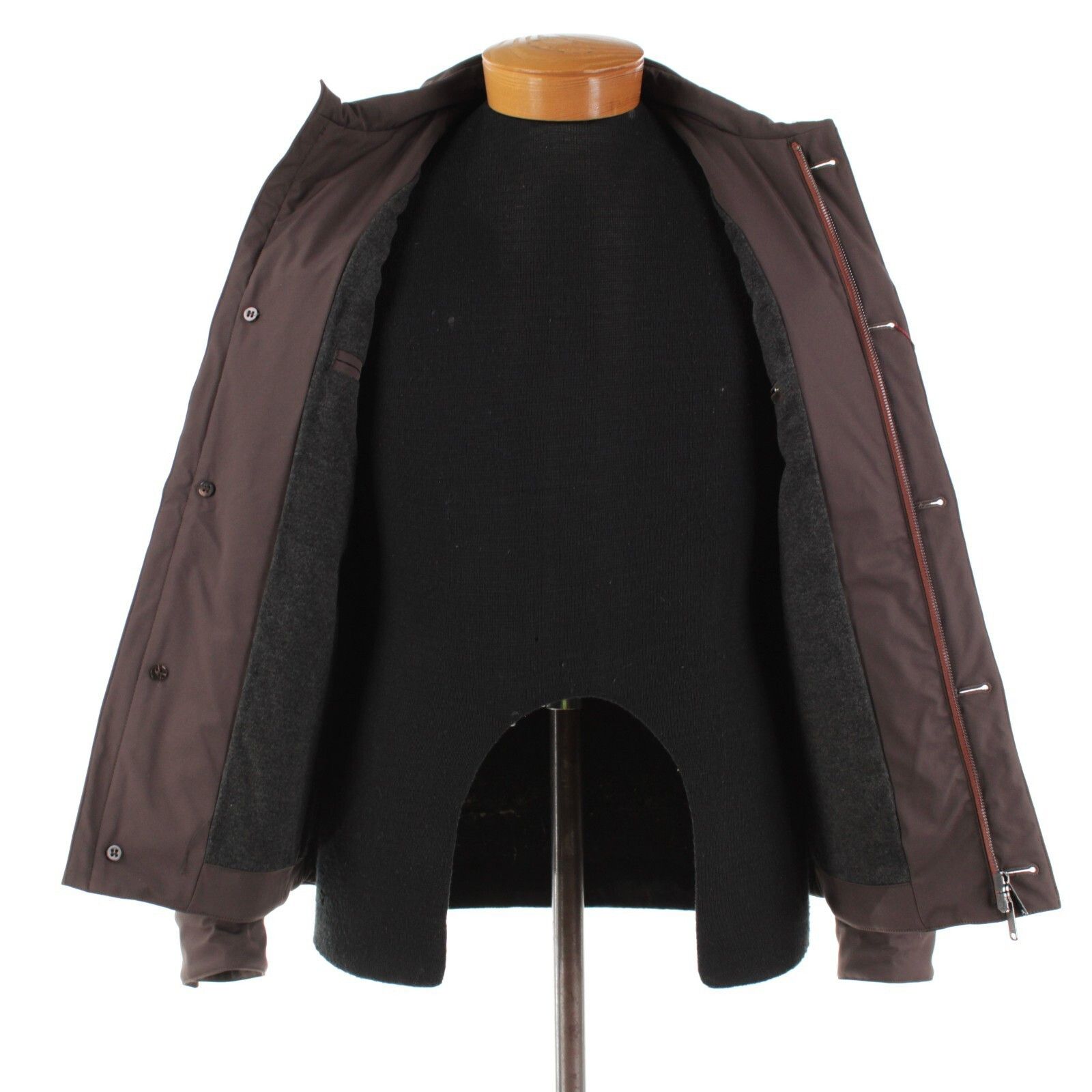 Luciano Barbera Luciano Barbera Overshirt Size S US In Brown Polyamide Blend Size US S / EU 44-46 / 1 - 9 Thumbnail