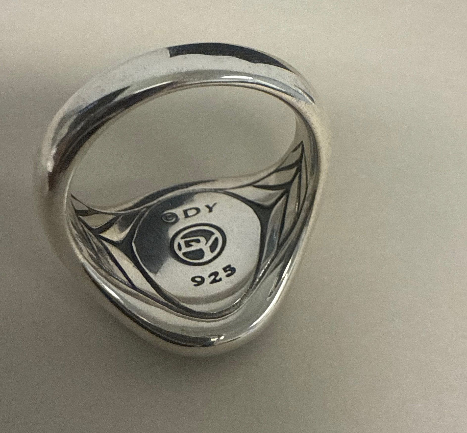 David Yurman David Yurman Signet Wolf Ring Sterling Silver 925 Size ONE SIZE - 3 Thumbnail