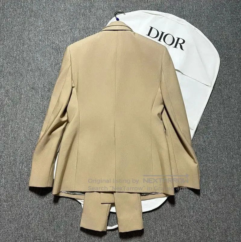 Other Dior Khaki Cotton Blend Logo Long Coat for Men . Size US M / EU 48-50 / 2 - 3 Thumbnail