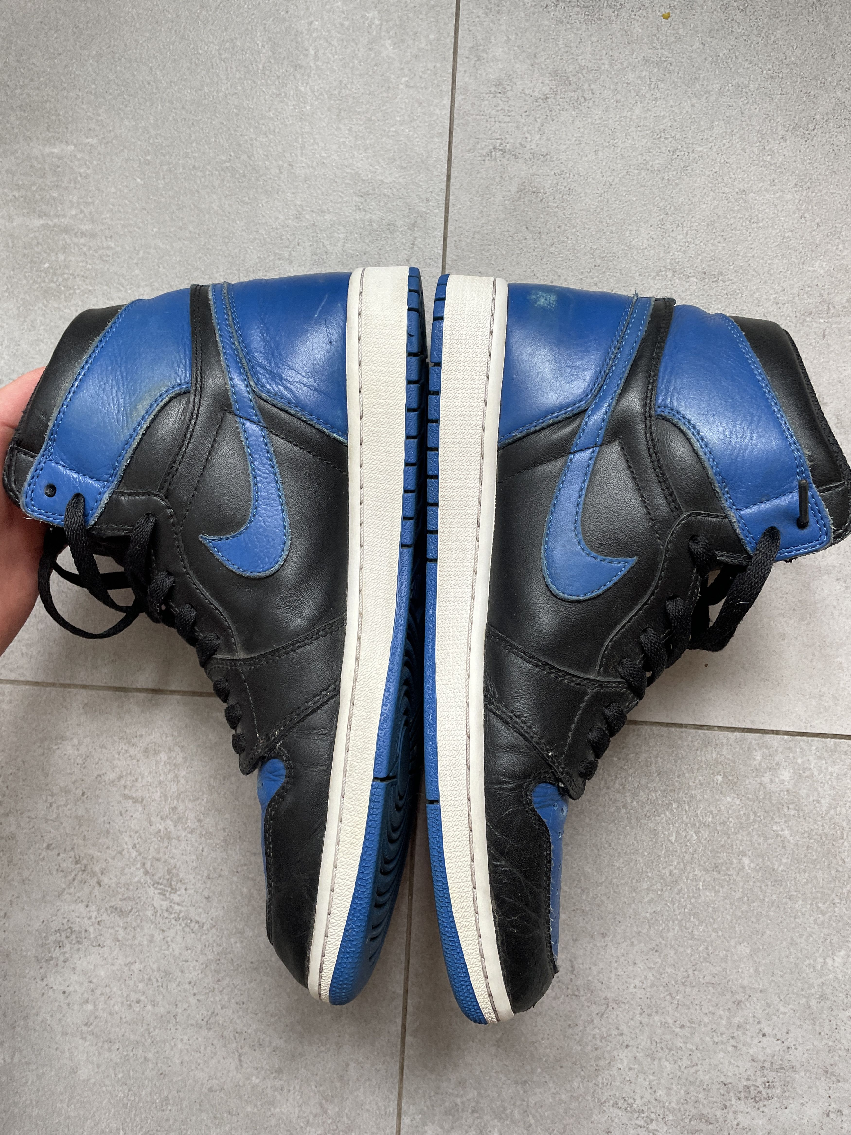 Jordan Brand × Nike AIR JORDAN 1 ROYAL BLUE 2017 HIGHTOP SNEAKERS Size US 11 / EU 44 - 3 Thumbnail