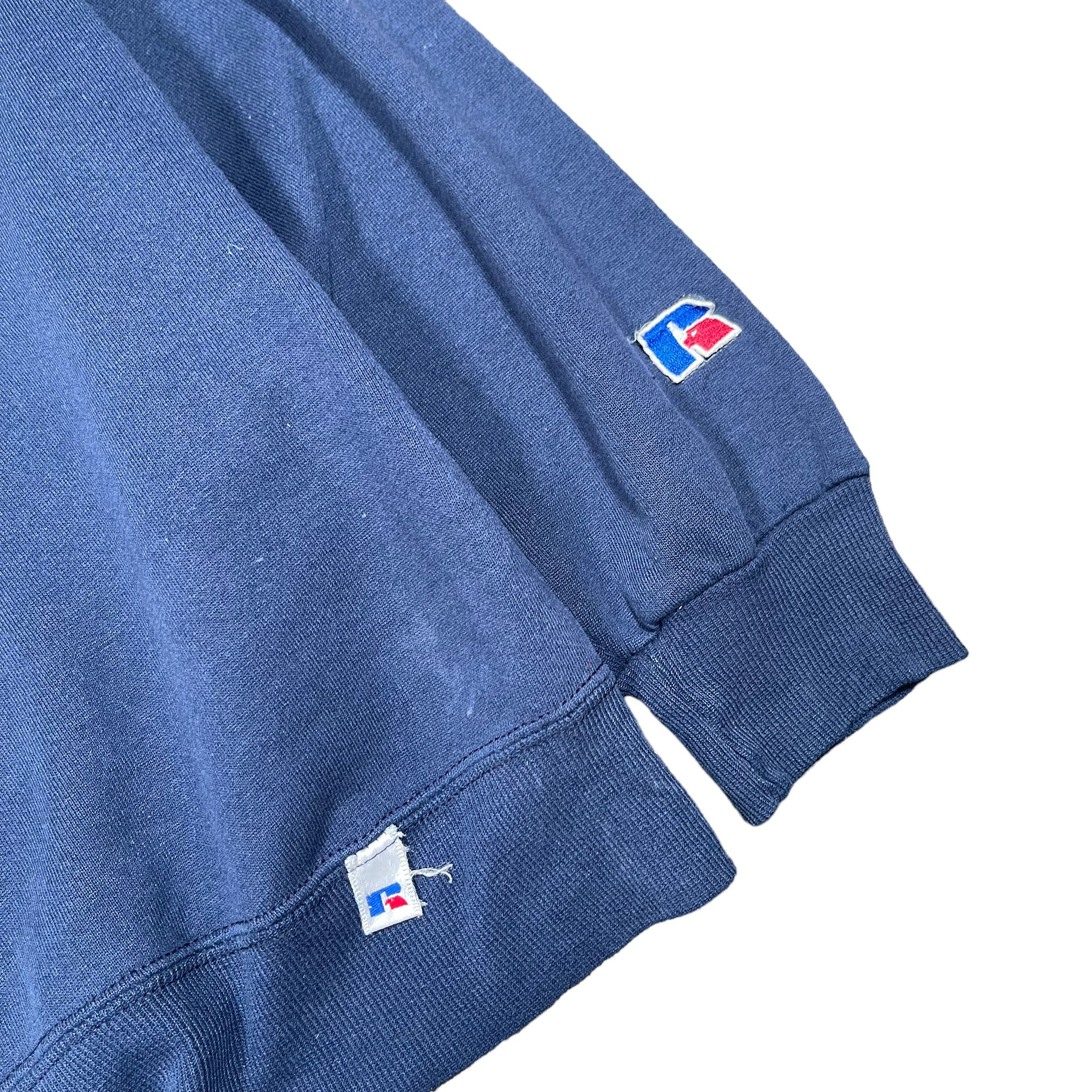 Russell Athletic × Vintage Vintage 1990s Russell Athletic Sun Faded Crewneck Sweatshirt Size US M / EU 48-50 / 2 - 5 Thumbnail