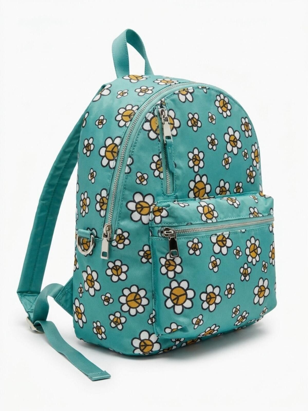 Other Kids Floral Mini Backpack in Teal - Cute Daisy Print Size ONE SIZE - 1 Thumbnail