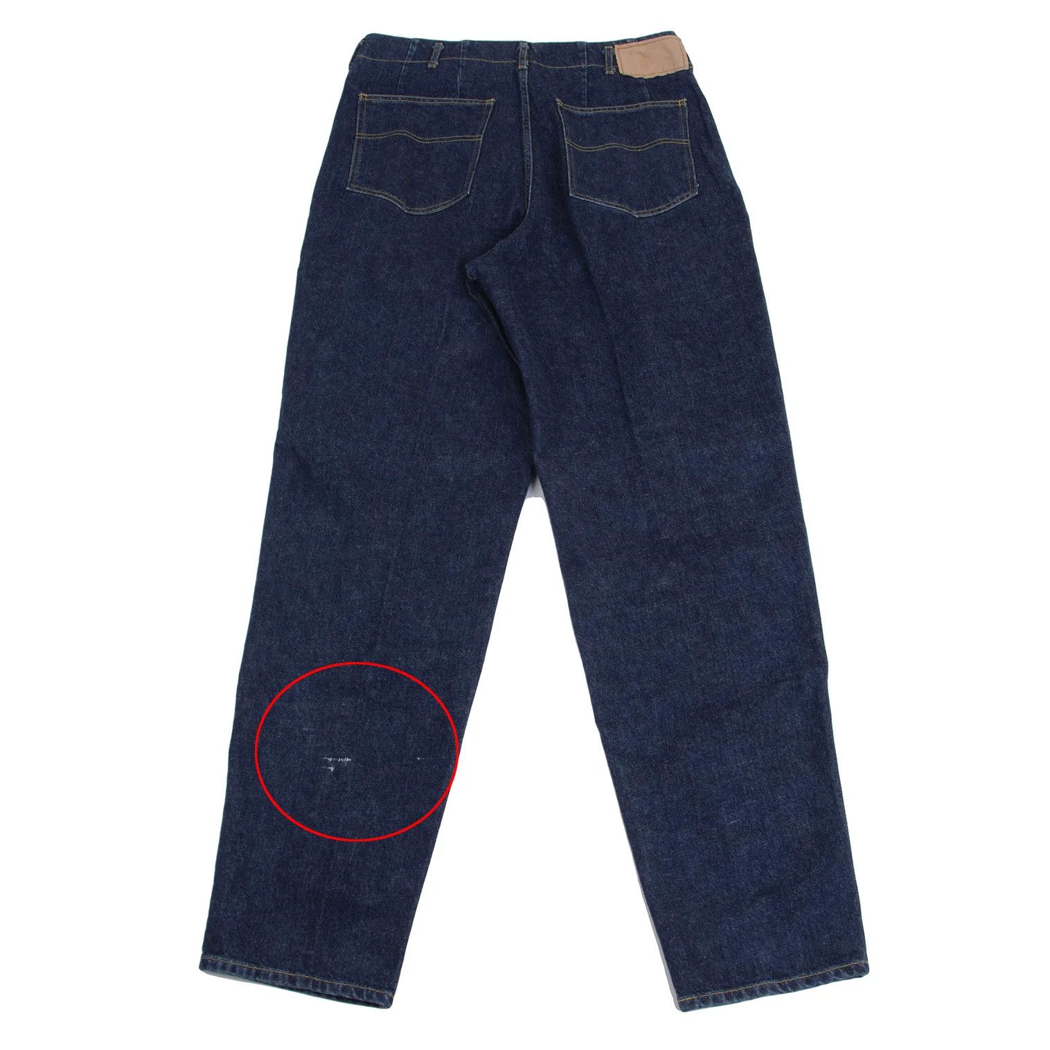 Yohji Yamamoto Yohji Yamamoto Three Stitch Tapered Denim Indigo M Size US 34 / EU 50 - 9 Thumbnail