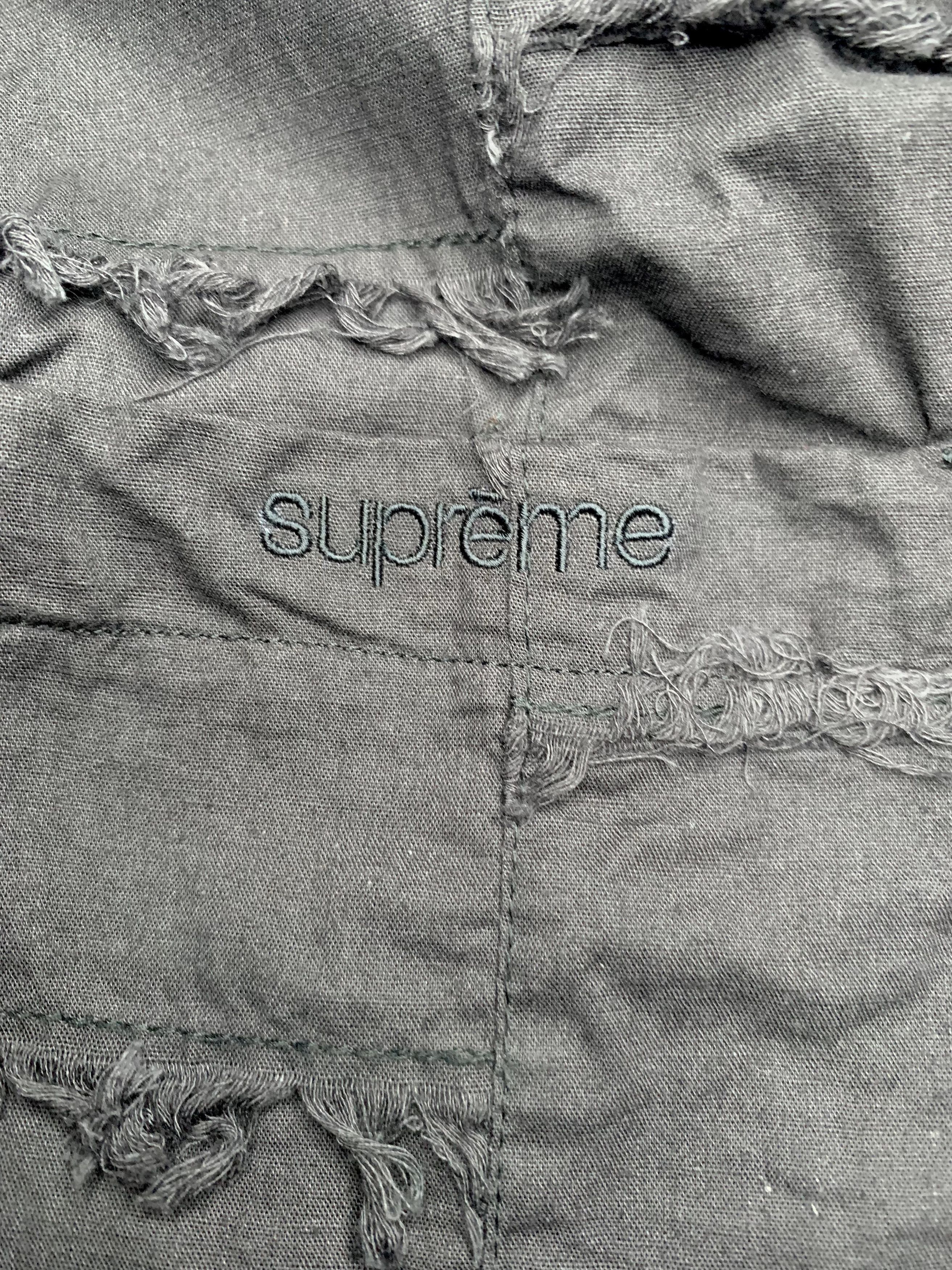 Supreme Supreme S/S23 patchwork Shirt Black XL Size US XL / EU 56 / 4 - 9 Thumbnail