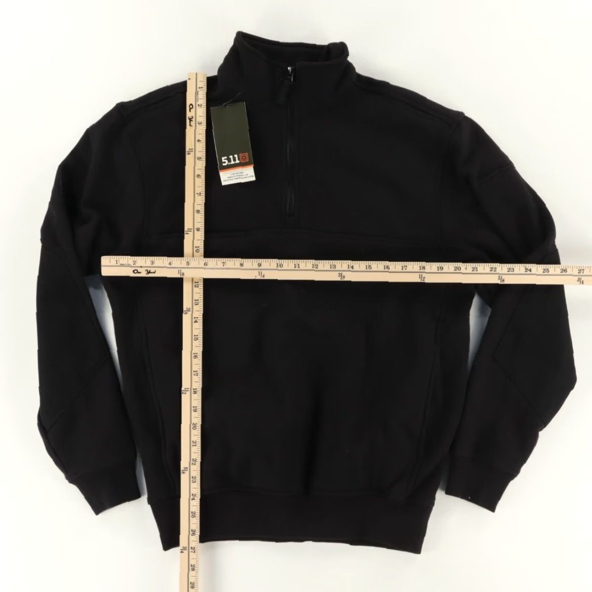 Vintage 5.11 Tactical Job Shirt Police Solid Mock Long Sleeve Sweater Black Men's S Size US S / EU 44-46 / 1 - 3 Thumbnail