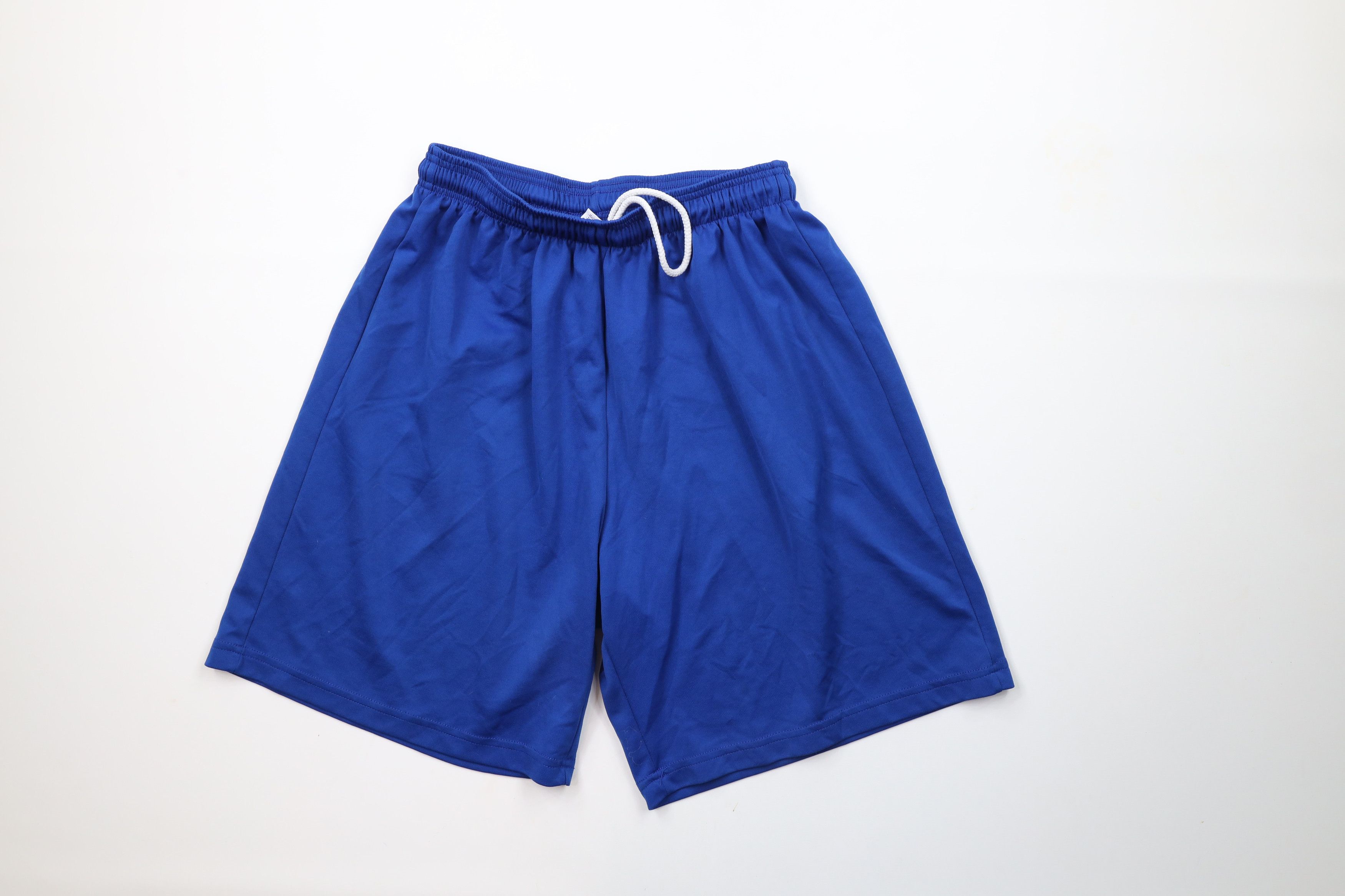 Vintage Vintage 90s Streetwear Jogging Soccer Shorts Royal Blue Size US 34 / EU 50 - 1 Thumbnail