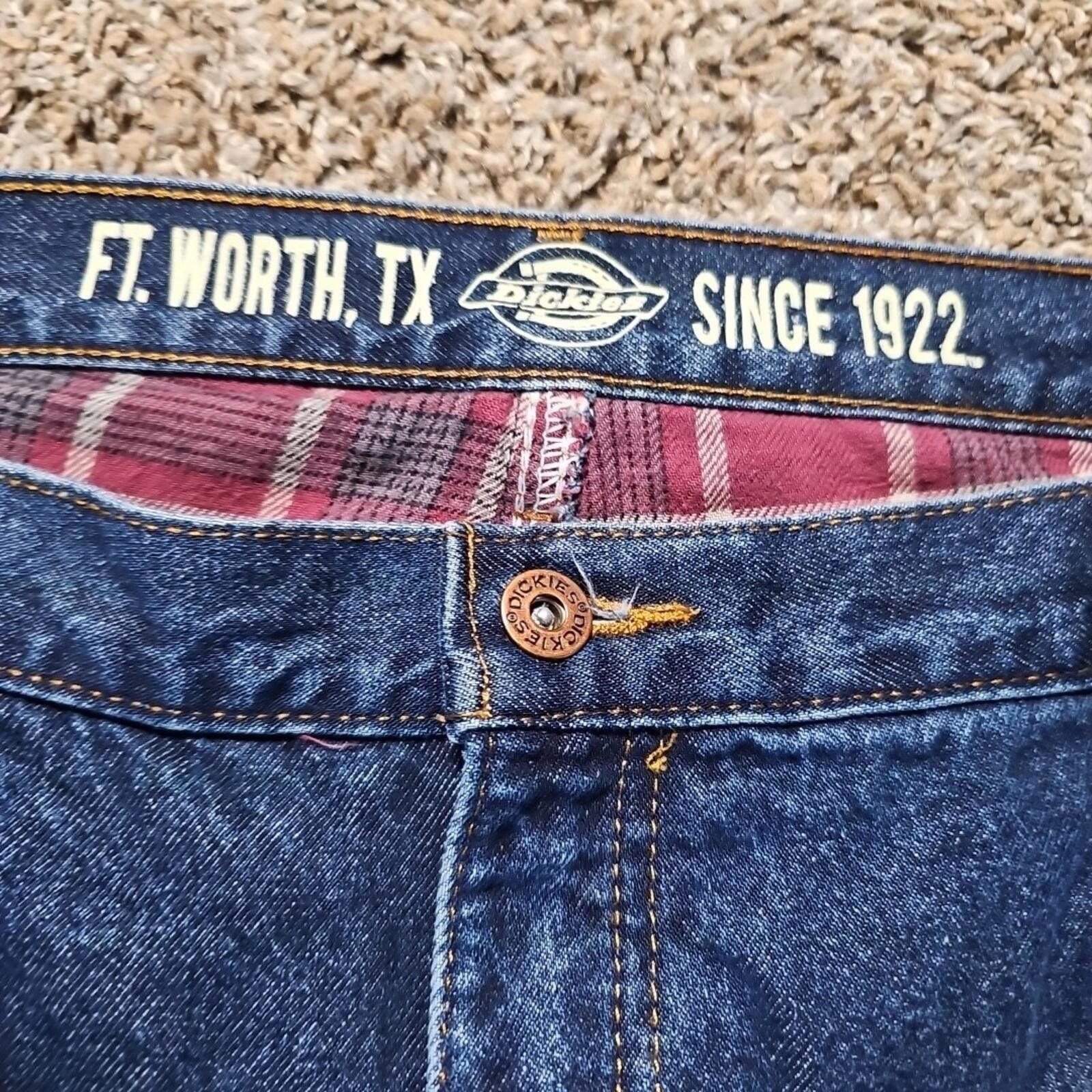 Dickies Dickies Relaxed Flannel Lined 44x 30 Blue Jeans Size US 44 / EU 60 - 2 Thumbnail