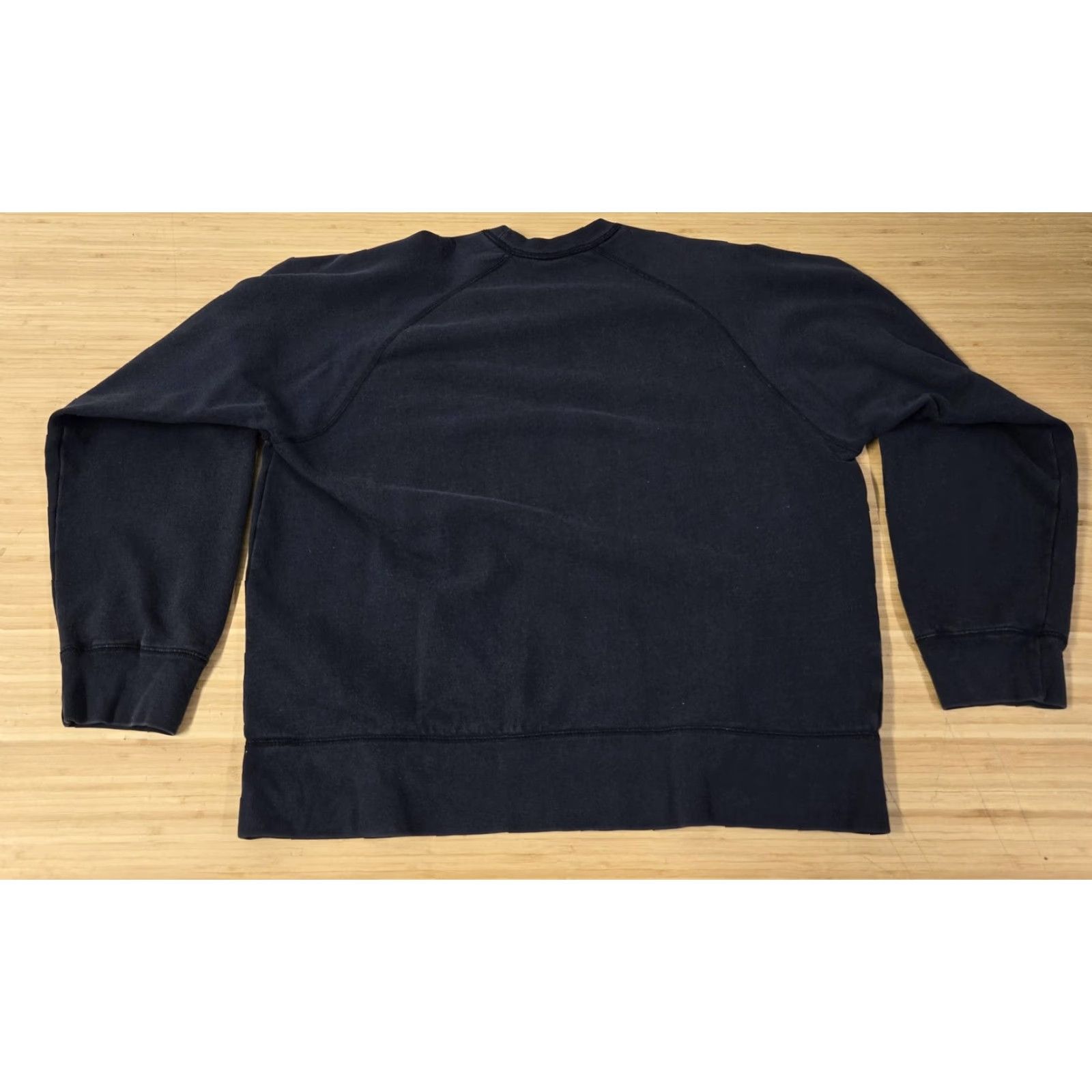 Tommy Hilfiger Tommy Jeans Sweatshirt Mens XL Navy Crewneck TH Logo Fleece Tommy Hilfiger Denim Pullover Graphic Print Raglan Cuffs Hem Size US XL / EU 56 / 4 - 6 Thumbnail
