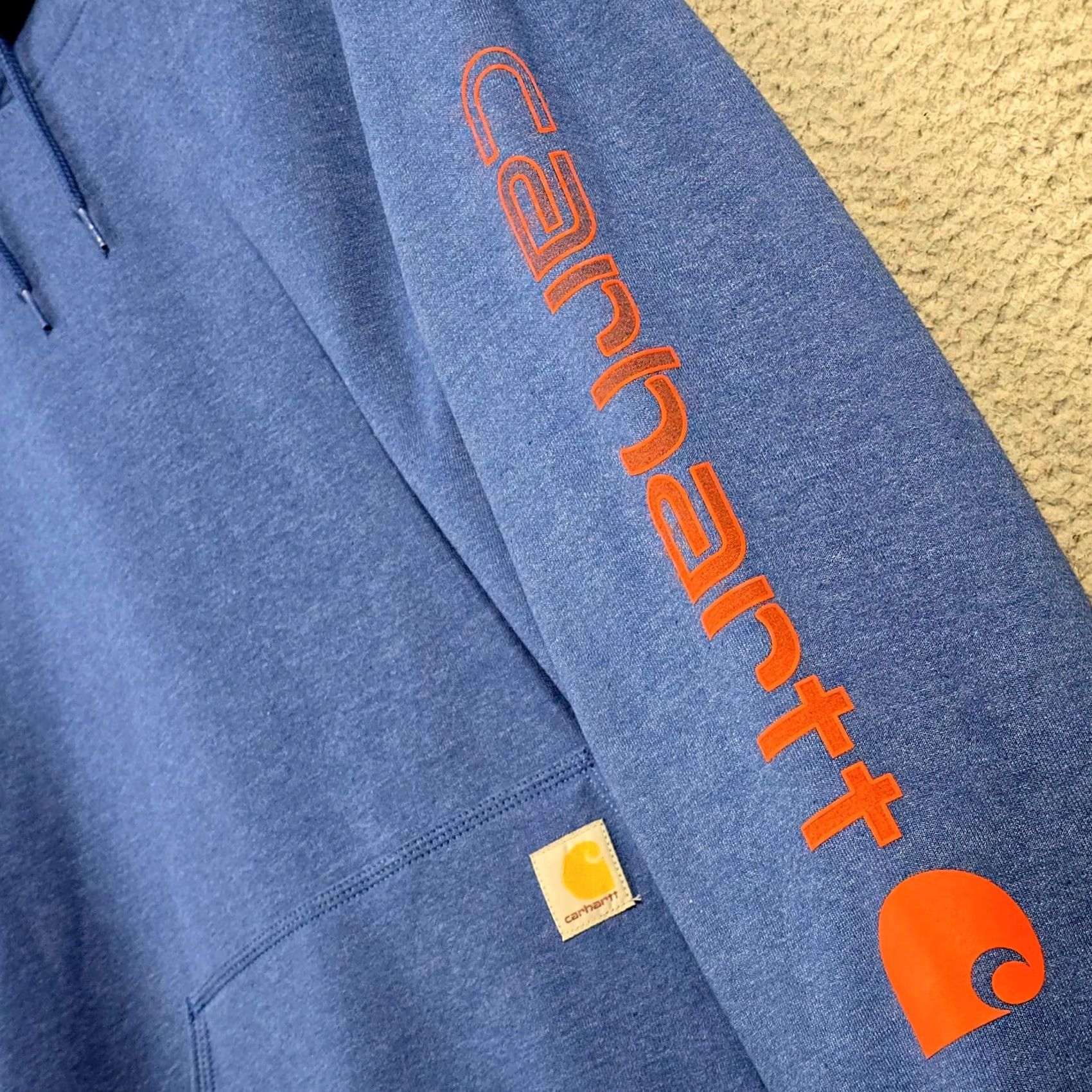 Carhartt Carhartt Hoodie Mens 2XL XXL Sweatshirt Fleece Outdoor Blue Sweater NWT Size US XXL / EU 58 / 5 - 4 Thumbnail