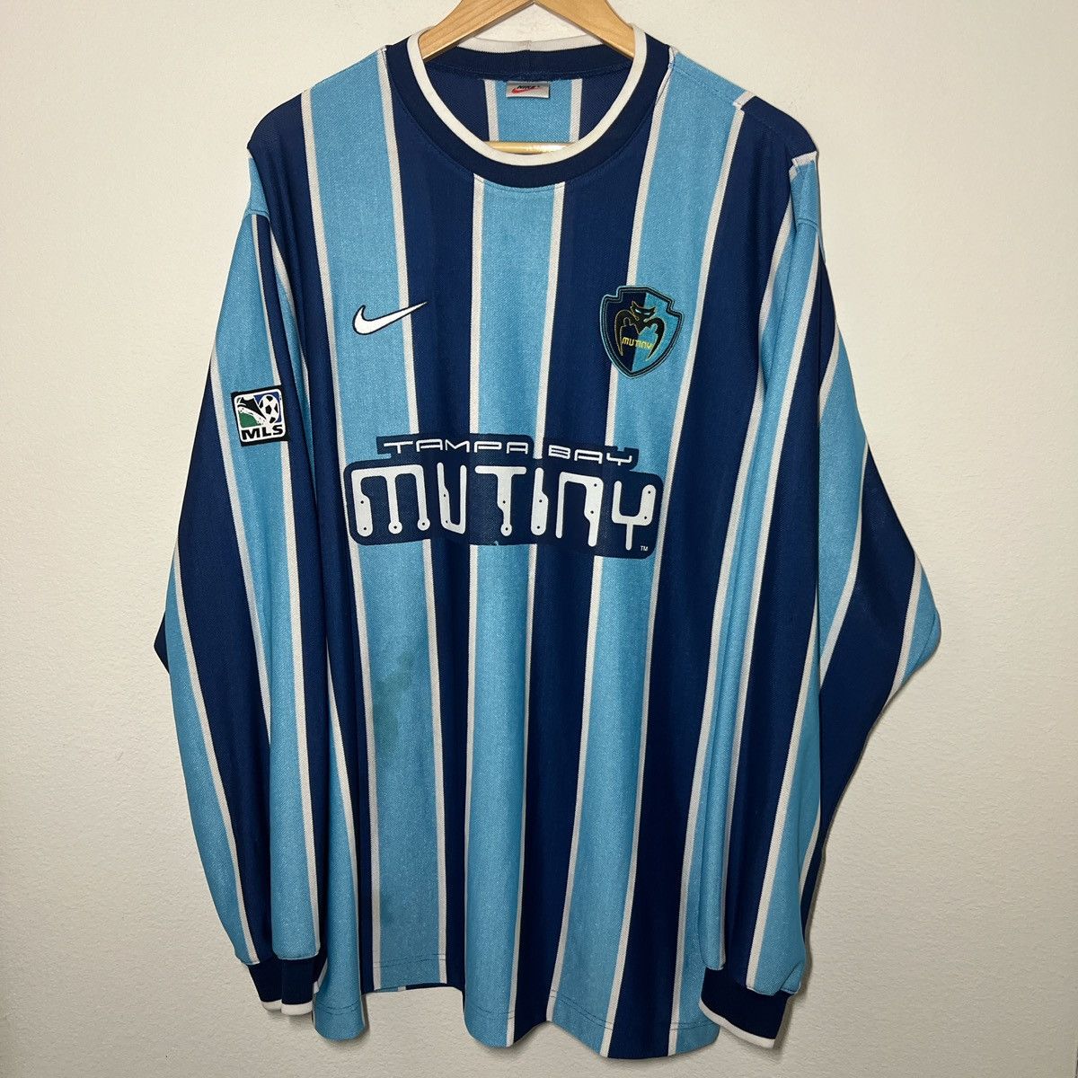 Nike Tampa Bay Mutiny 1997 Home Long Sleeve Jersey | Soccer Size US XL / EU 56 / 4 - 1 Thumbnail
