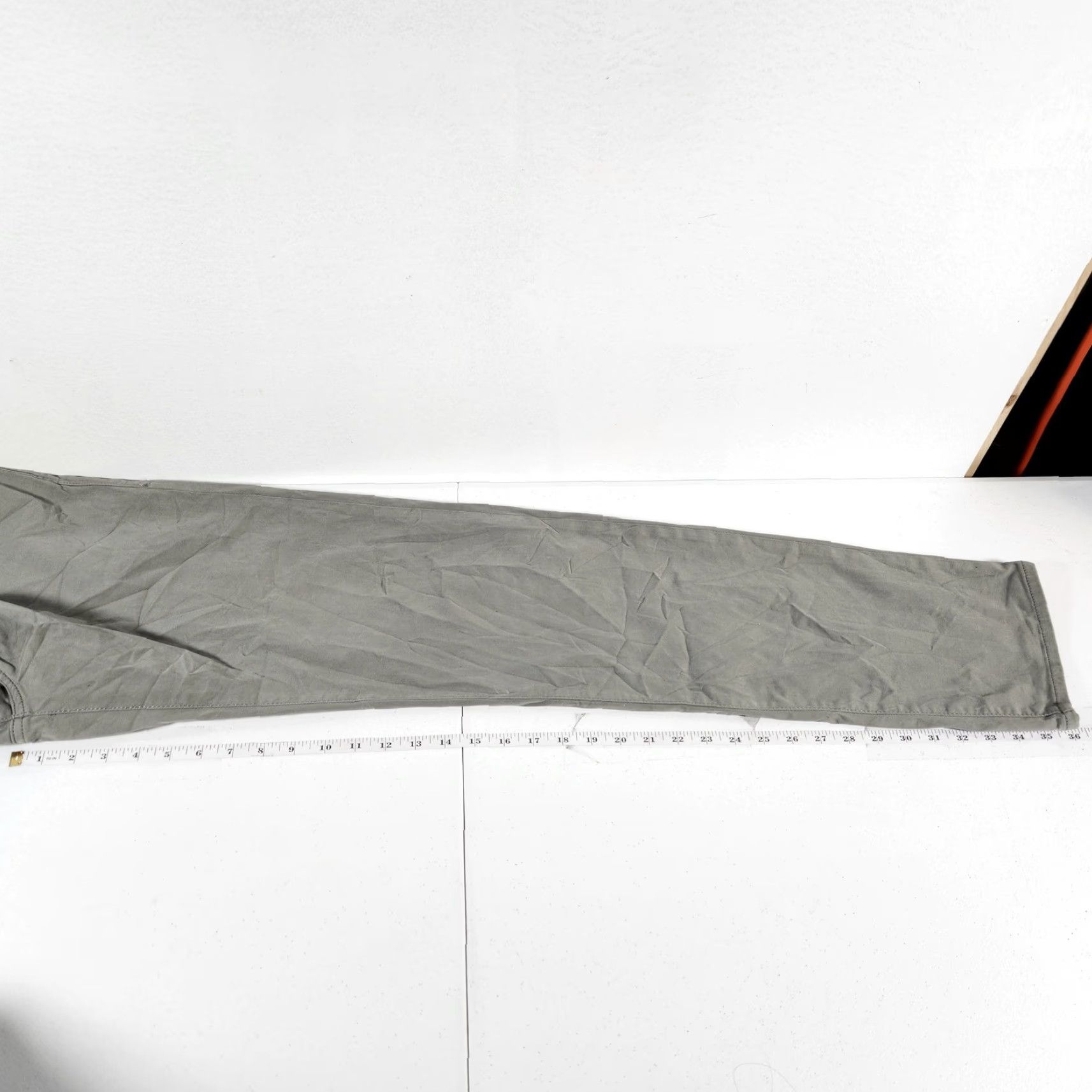 Mavi Mavi Zach Straight Leg Pants Mens 34x36 Olive Green Sage Grey Stretch Chino Size US 34 / EU 50 - 4 Thumbnail