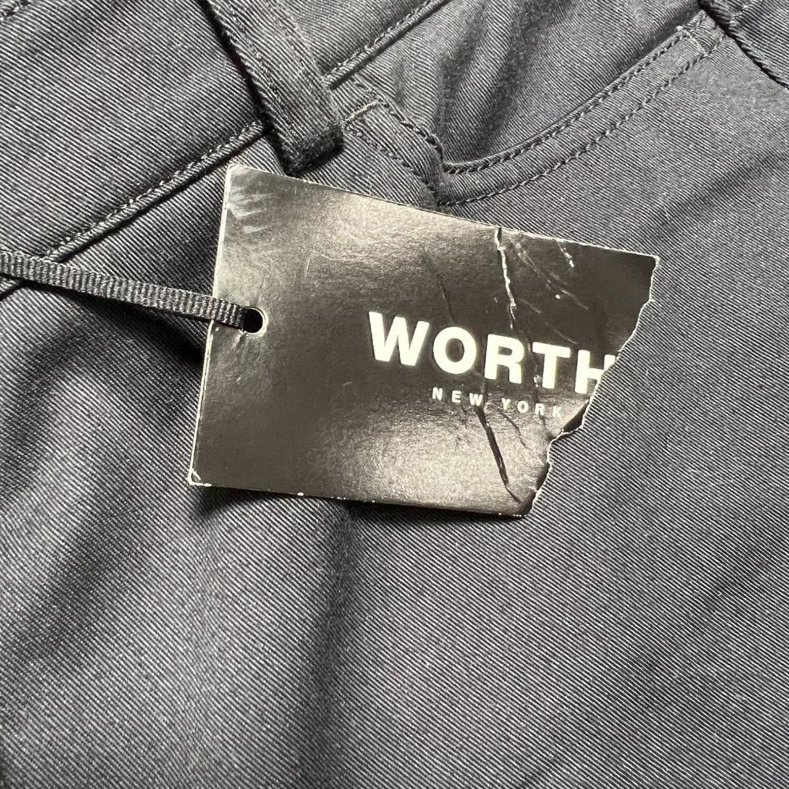 Other Worth New York Alana Pant Black Graffiti Stripe Size 6 NWT Size 28" / US 6 / IT 42 - 4 Thumbnail