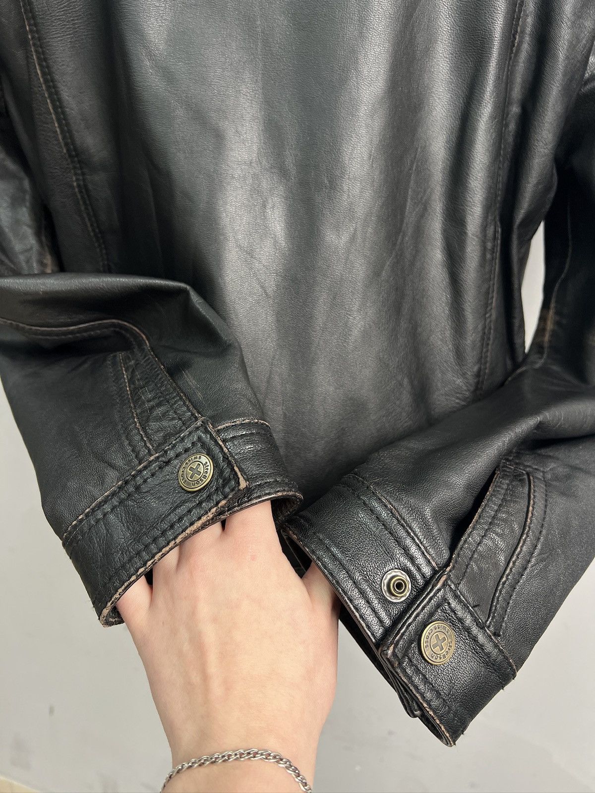 Ann Demeulemeester Ann Demeulemeester style leather cropped gothic style jacket Size US M / EU 48-50 / 2 - 8 Thumbnail