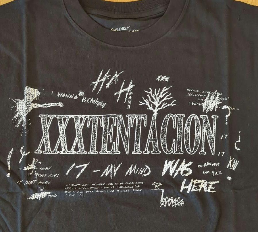 Rap Tees XXXTENTACION “NUMB” Guitar Graphic Tee / Rare Official / L Size US L / EU 52-54 / 3 - 4 Thumbnail